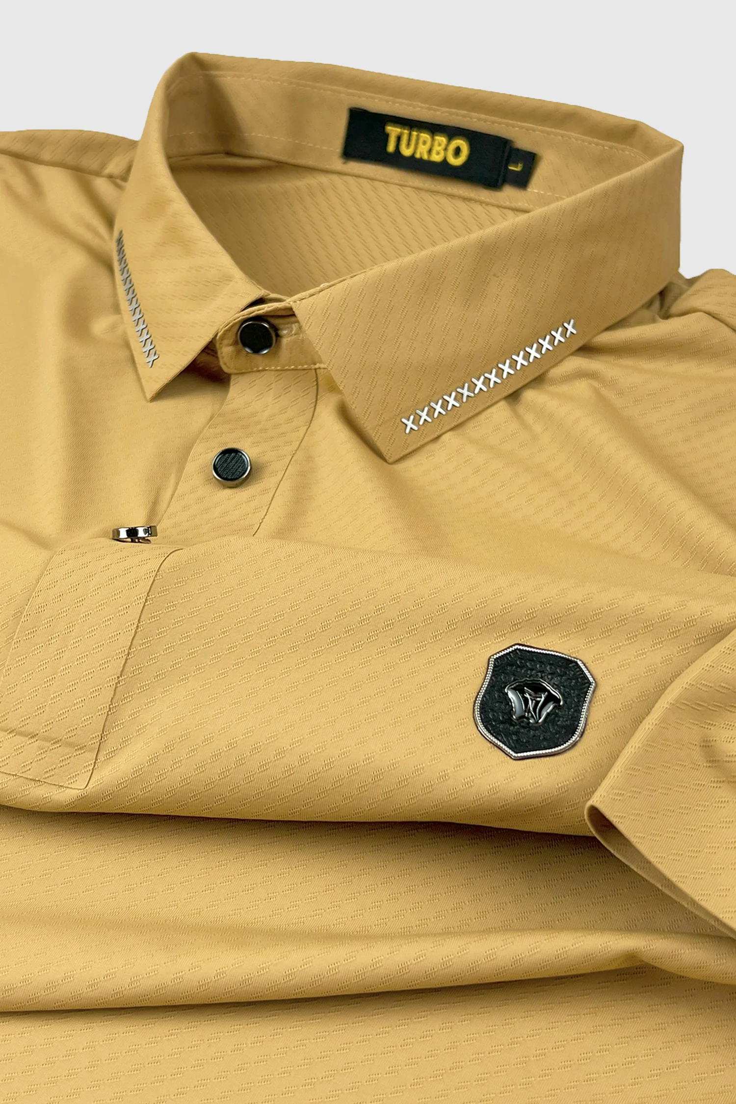 Turbo Royal Luxury Stitchless Men's Polo Shirt - Image 6