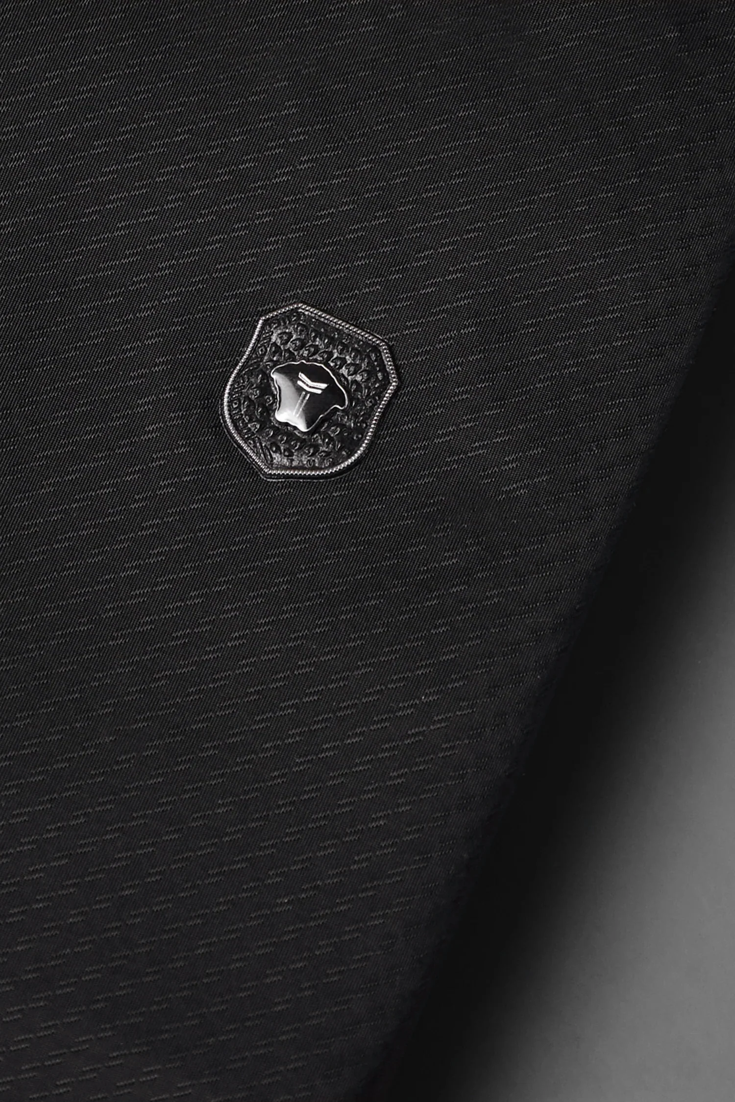 Turbo Royal Luxury Stitchless Men's Polo Shirt In Black - Image 3