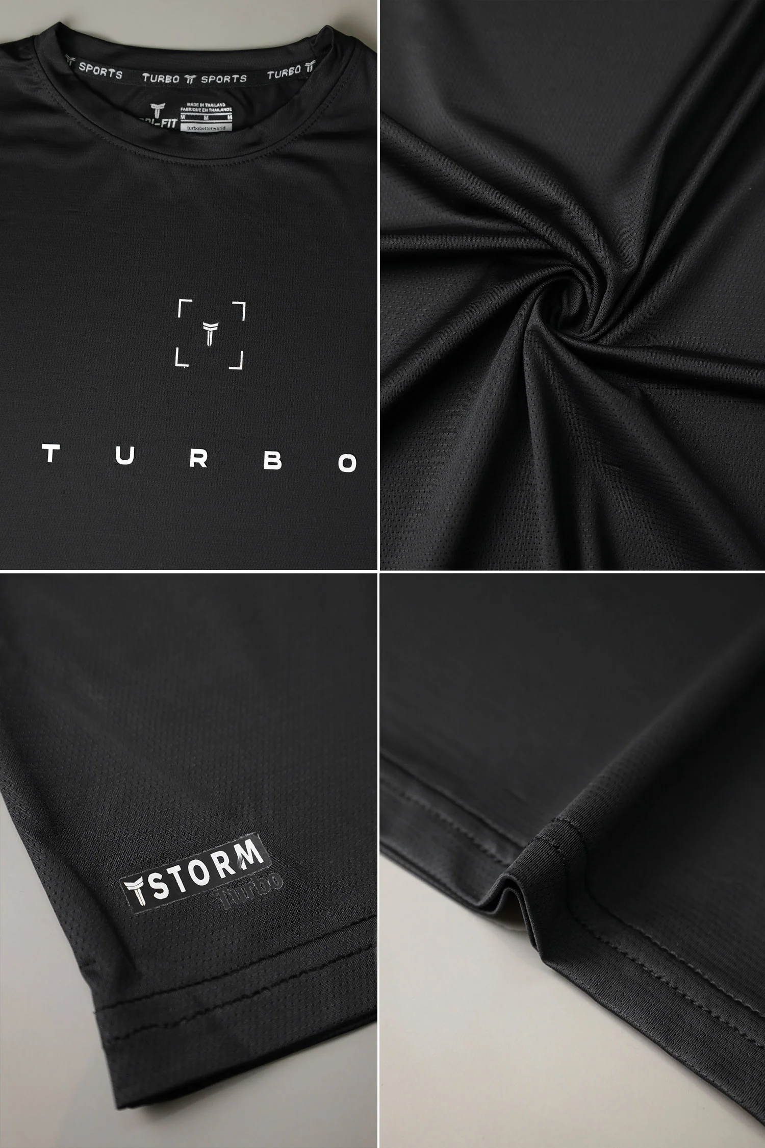 Turbo Scan Energy Breathable Mesh Dry-Fit Tee - Image 4