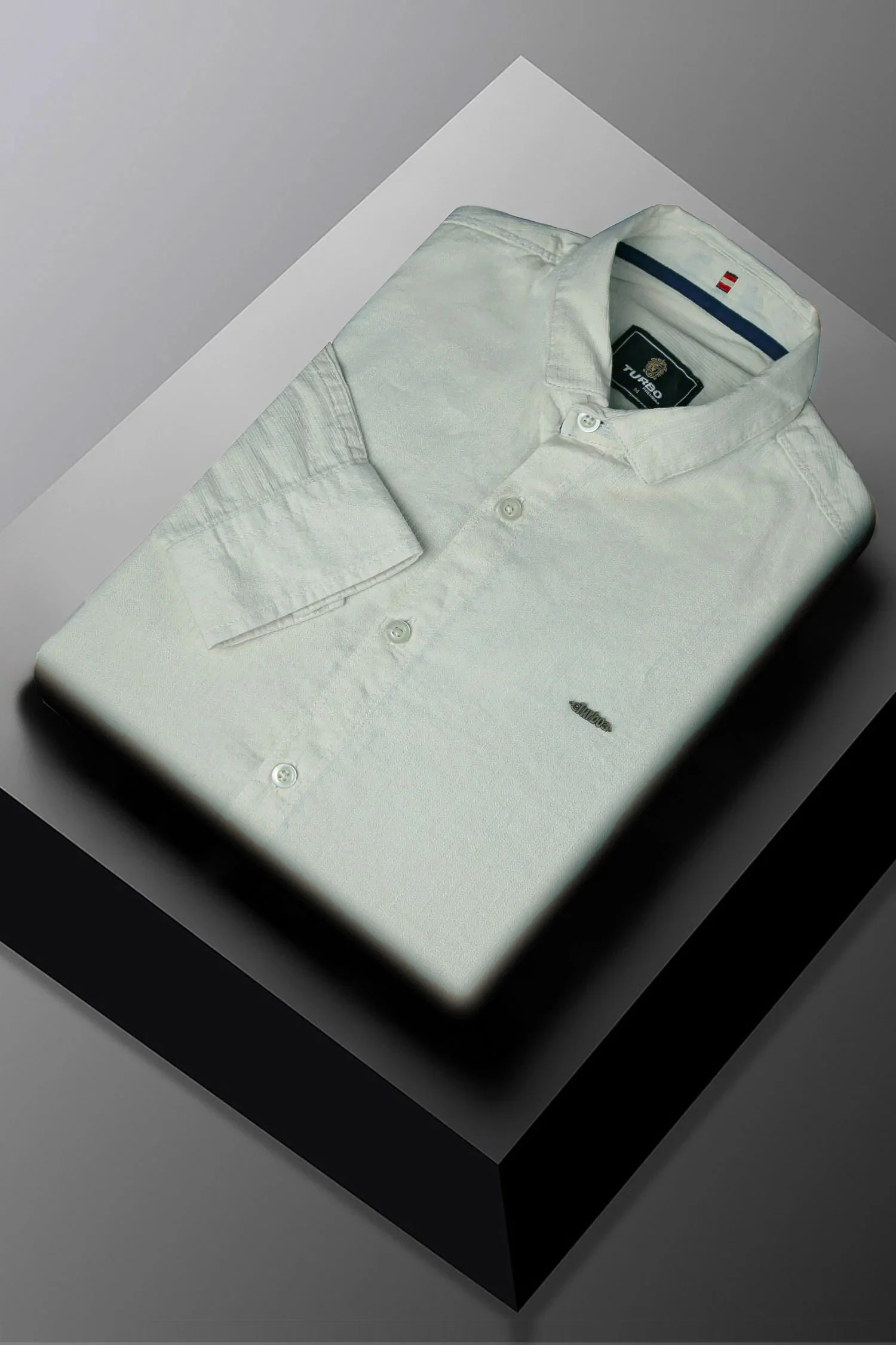 Turbo Self Lining Long Sleeve Cotton Casual Shirt - Image 14