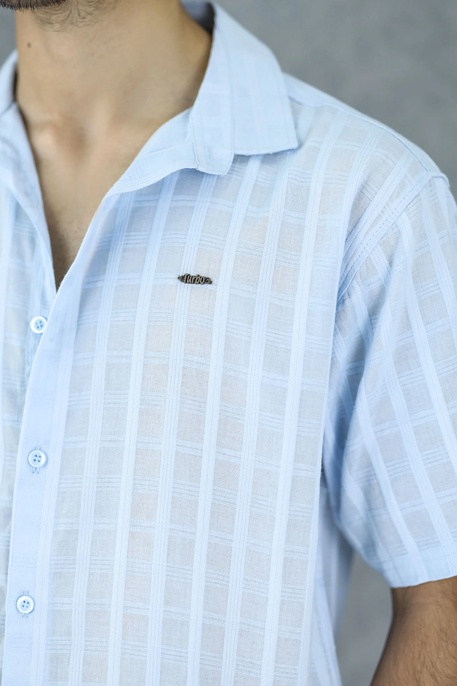 Turbo ShowOff Self Pattern Casual Shirt - Image 13