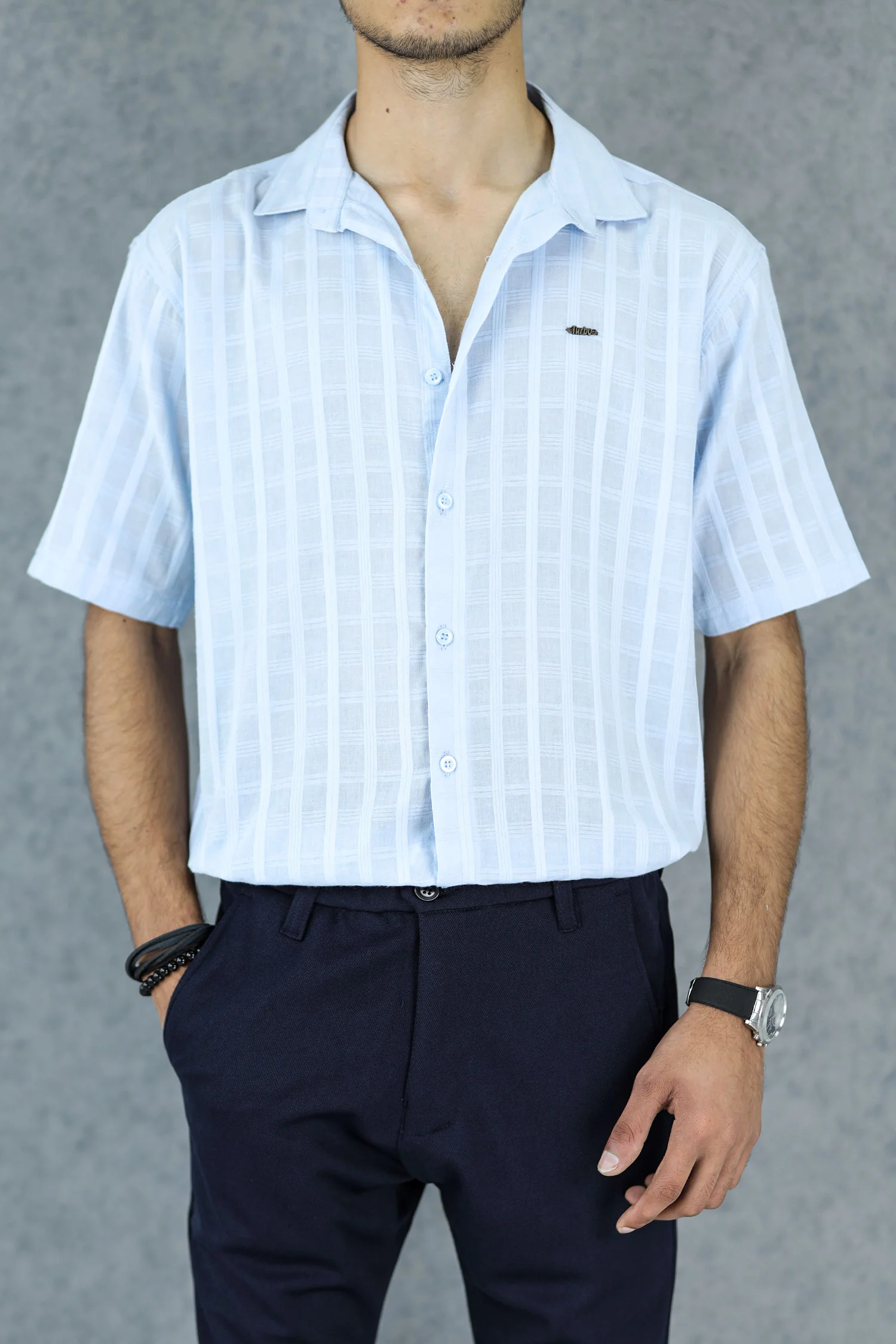 Turbo ShowOff Self Pattern Casual Shirt - Image 14