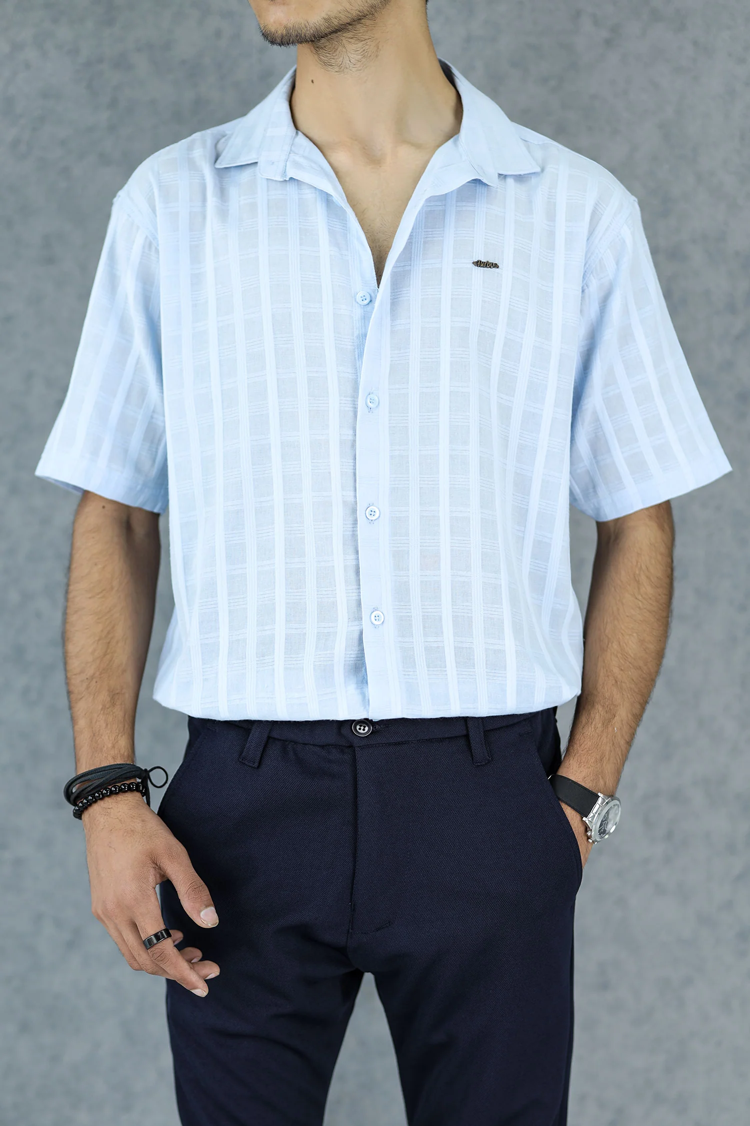 Turbo ShowOff Self Pattern Casual Shirt - Image 16
