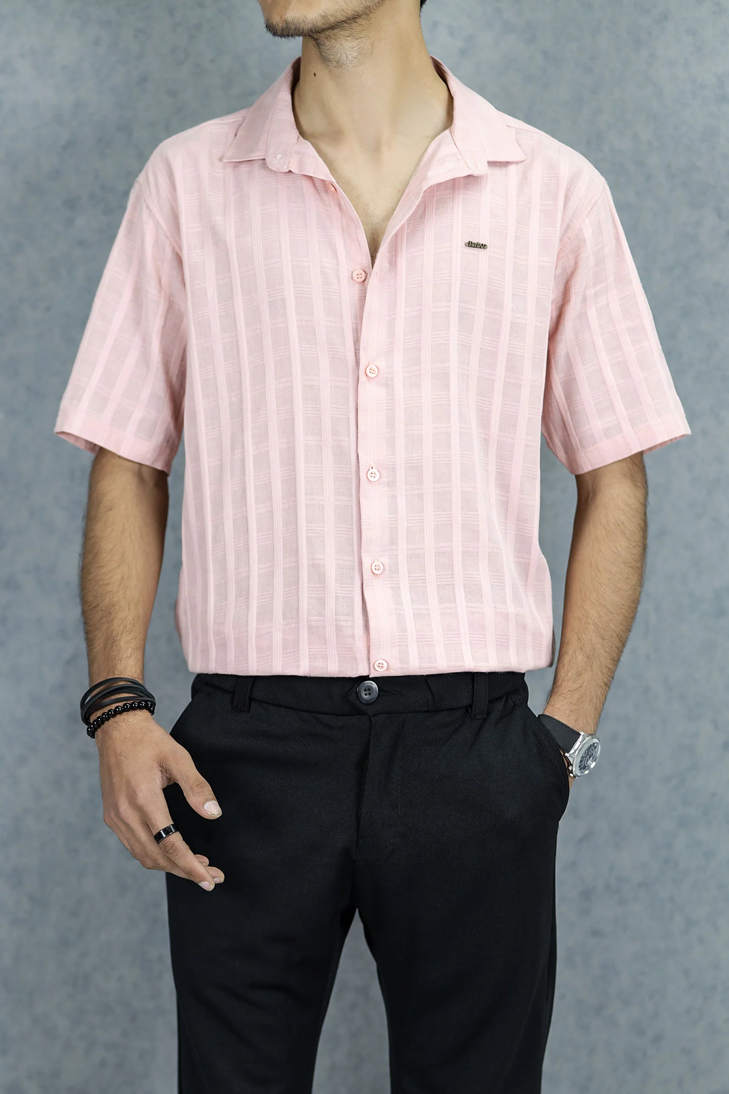 Turbo ShowOff Self Pattern Casual Shirt - Image 8