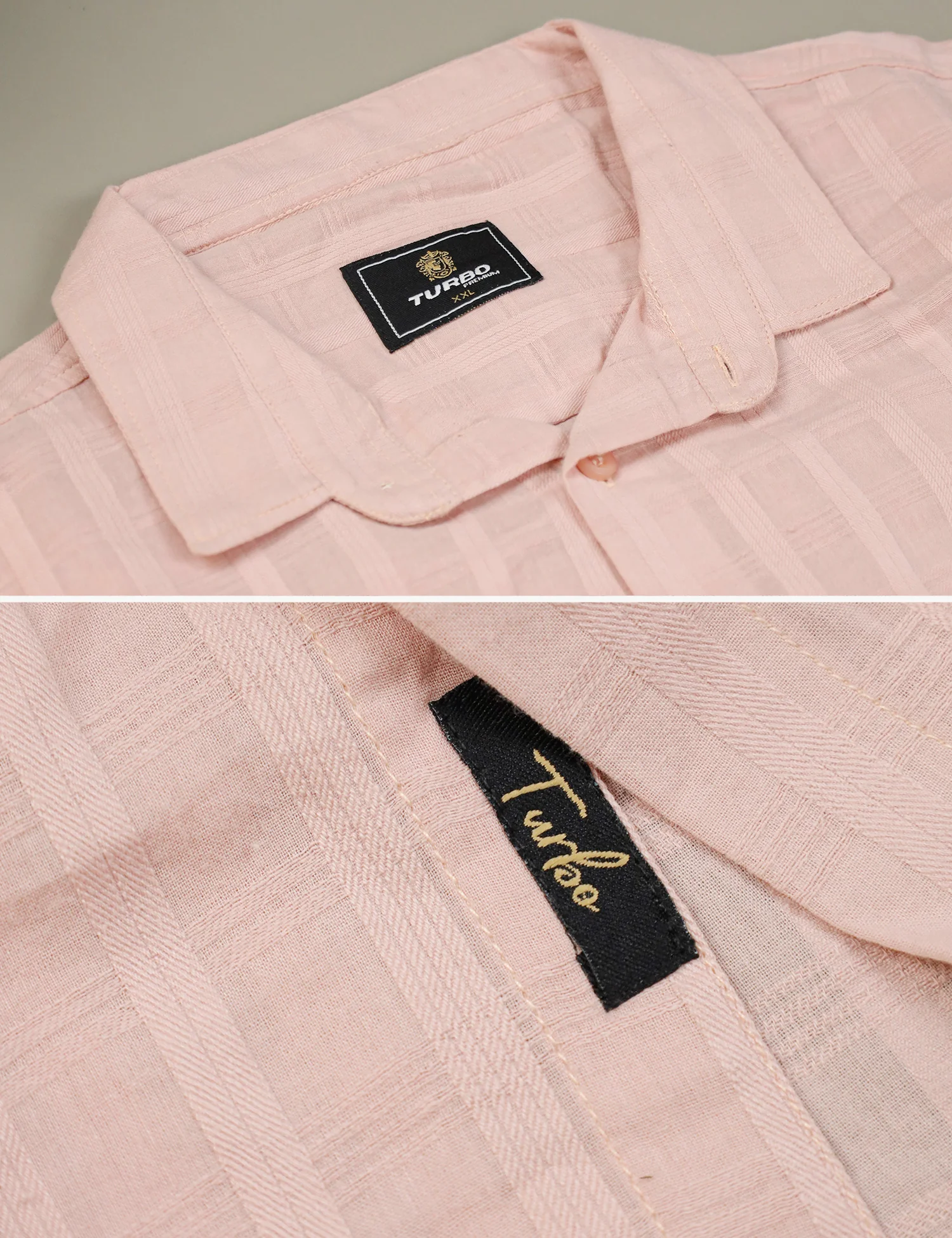 Turbo ShowOff Self Pattern Casual Shirt - Image 4