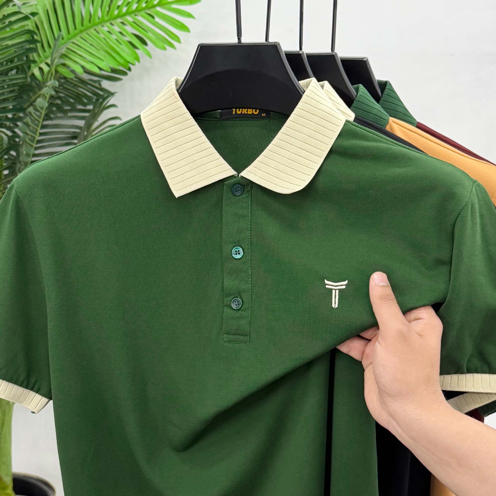 Turbo Signature Logo Men's Polo T-Shirt - Image 7