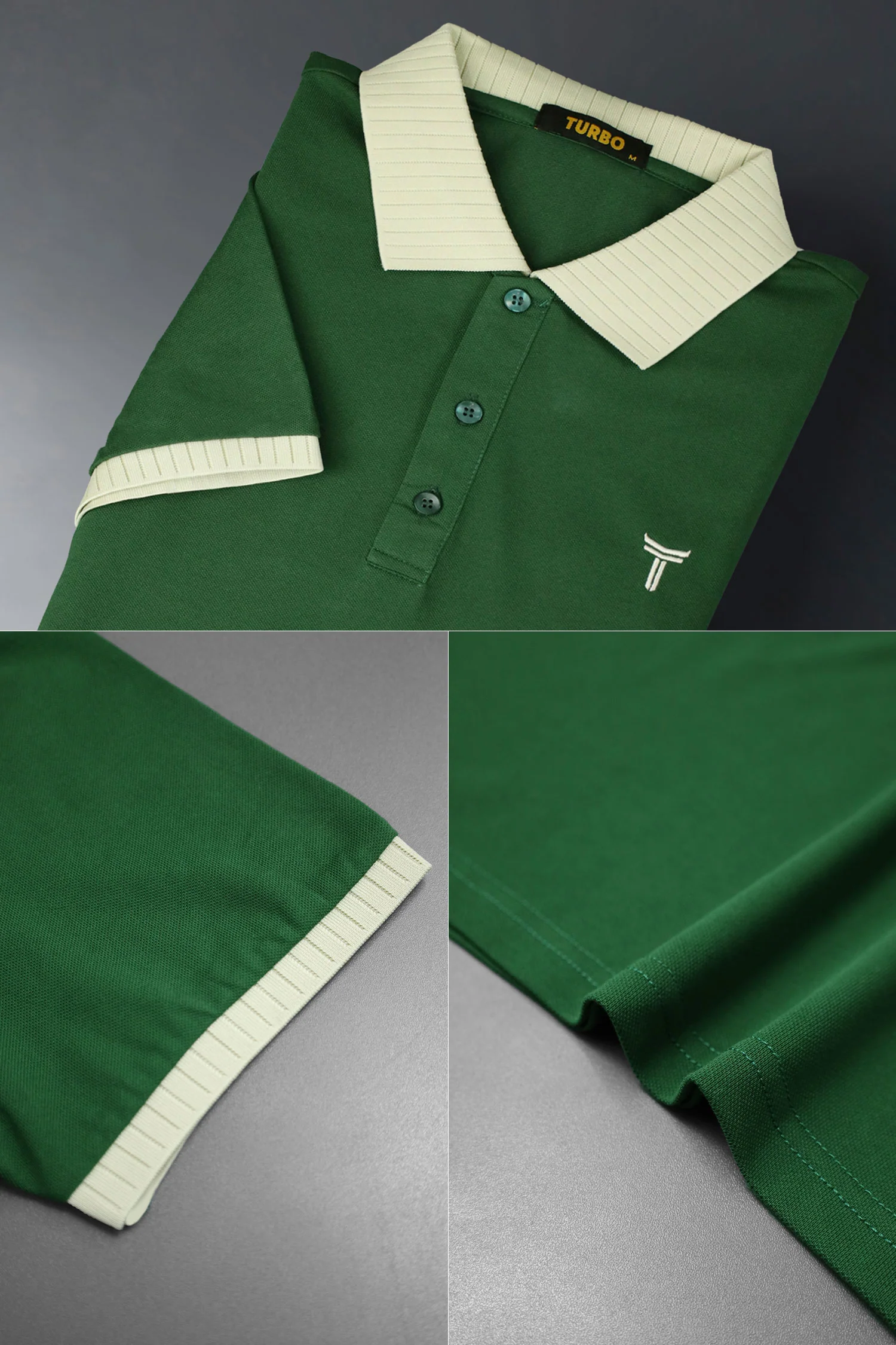 Turbo Signature Logo Men's Polo T-Shirt - Image 9