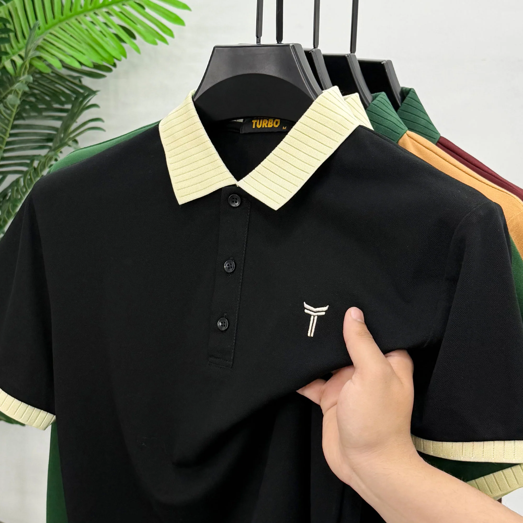 Turbo Signature Logo Men's Polo T-Shirt - Image 10