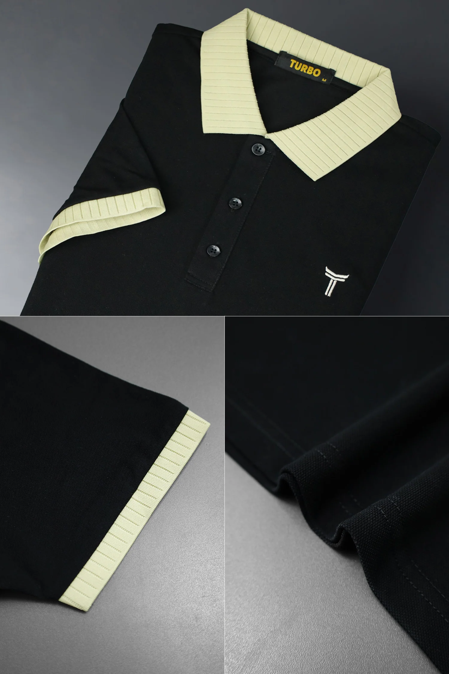 Turbo Signature Logo Men's Polo T-Shirt - Image 12