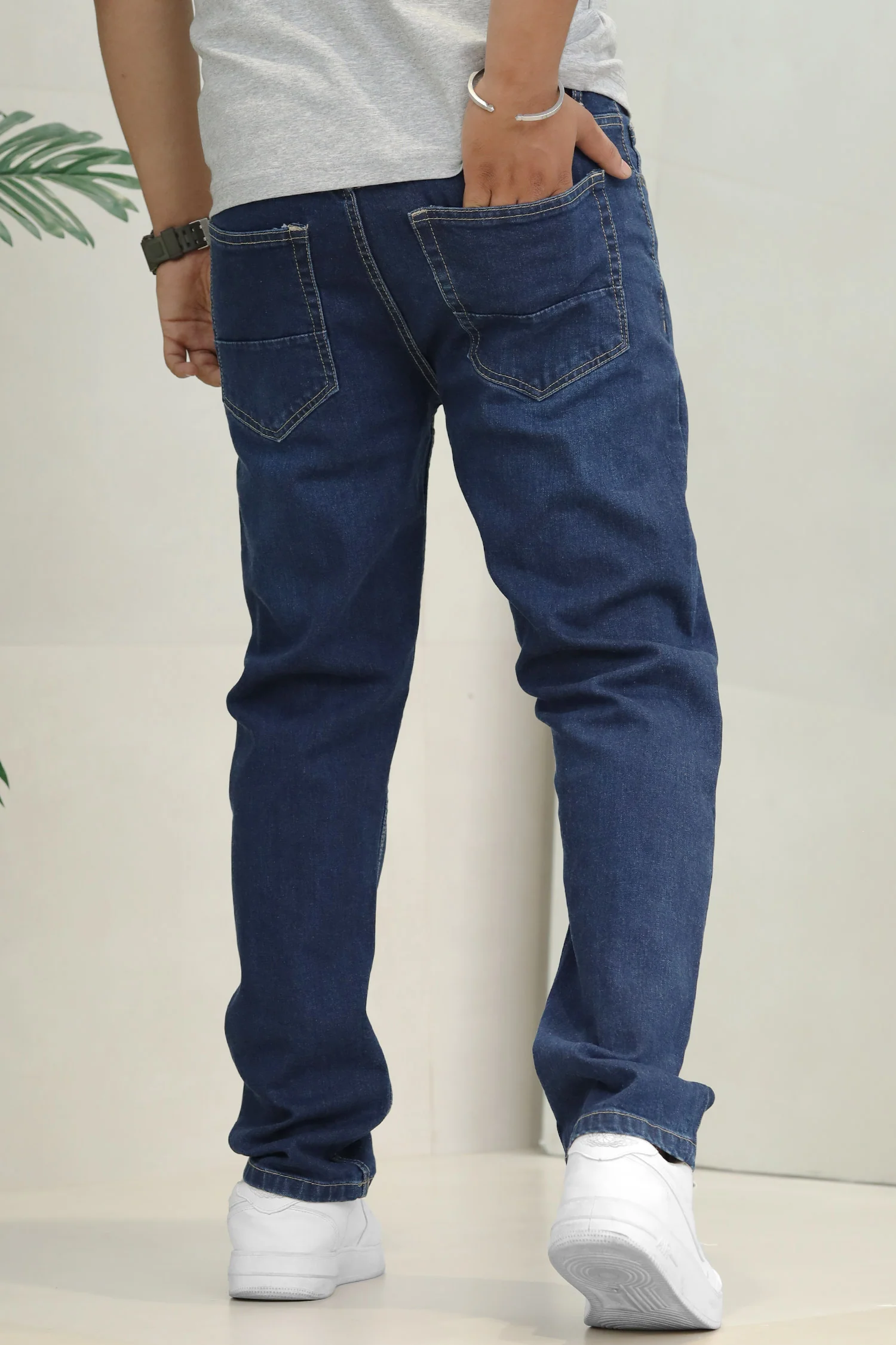 Turbo Everyday Wearing Denim Jean In Blue - Image 3