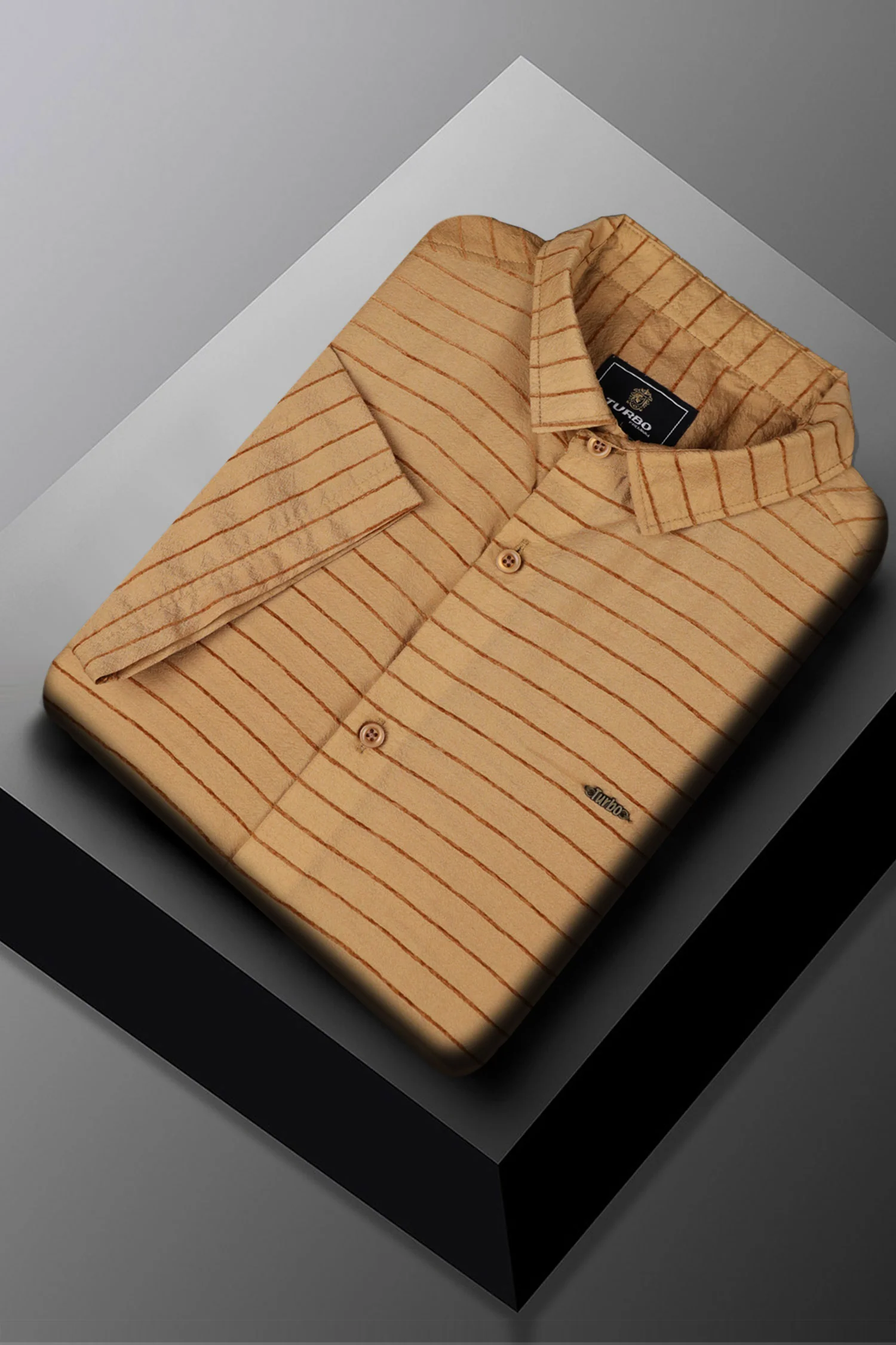 Turbo Snitch Striped Casual Shirt - Image 3