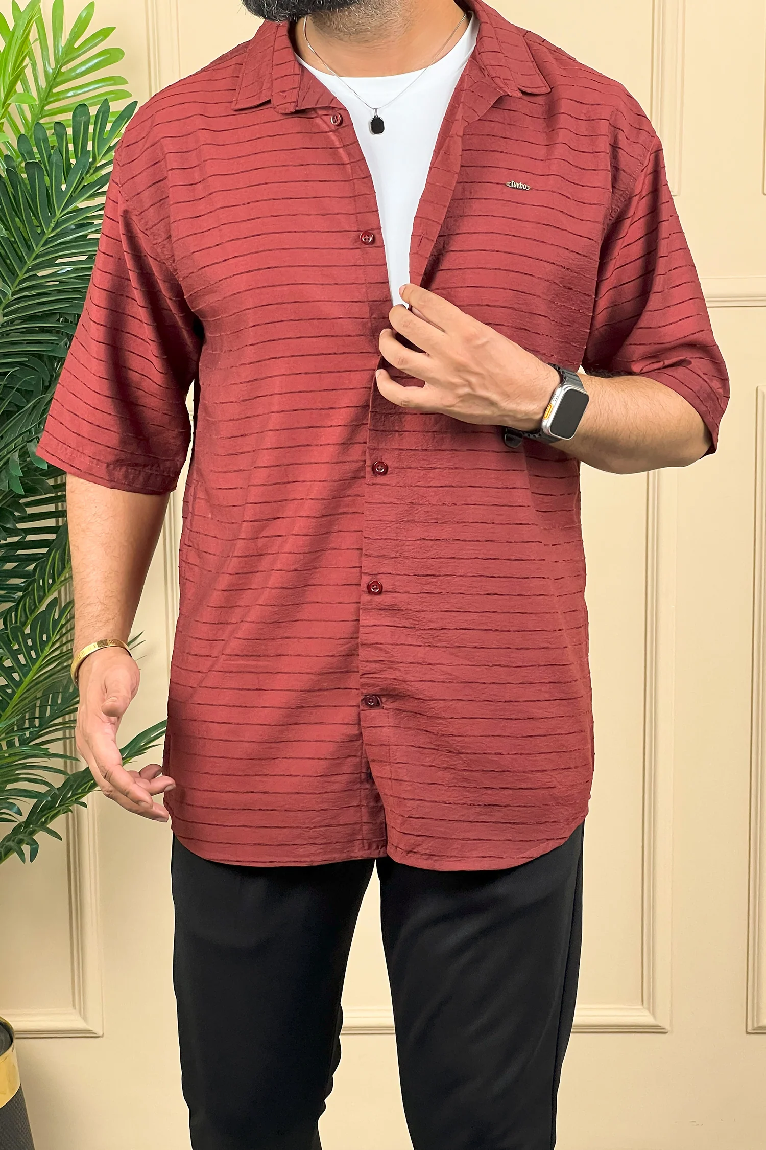 Turbo Snitch Striped Casual Shirt - Image 16