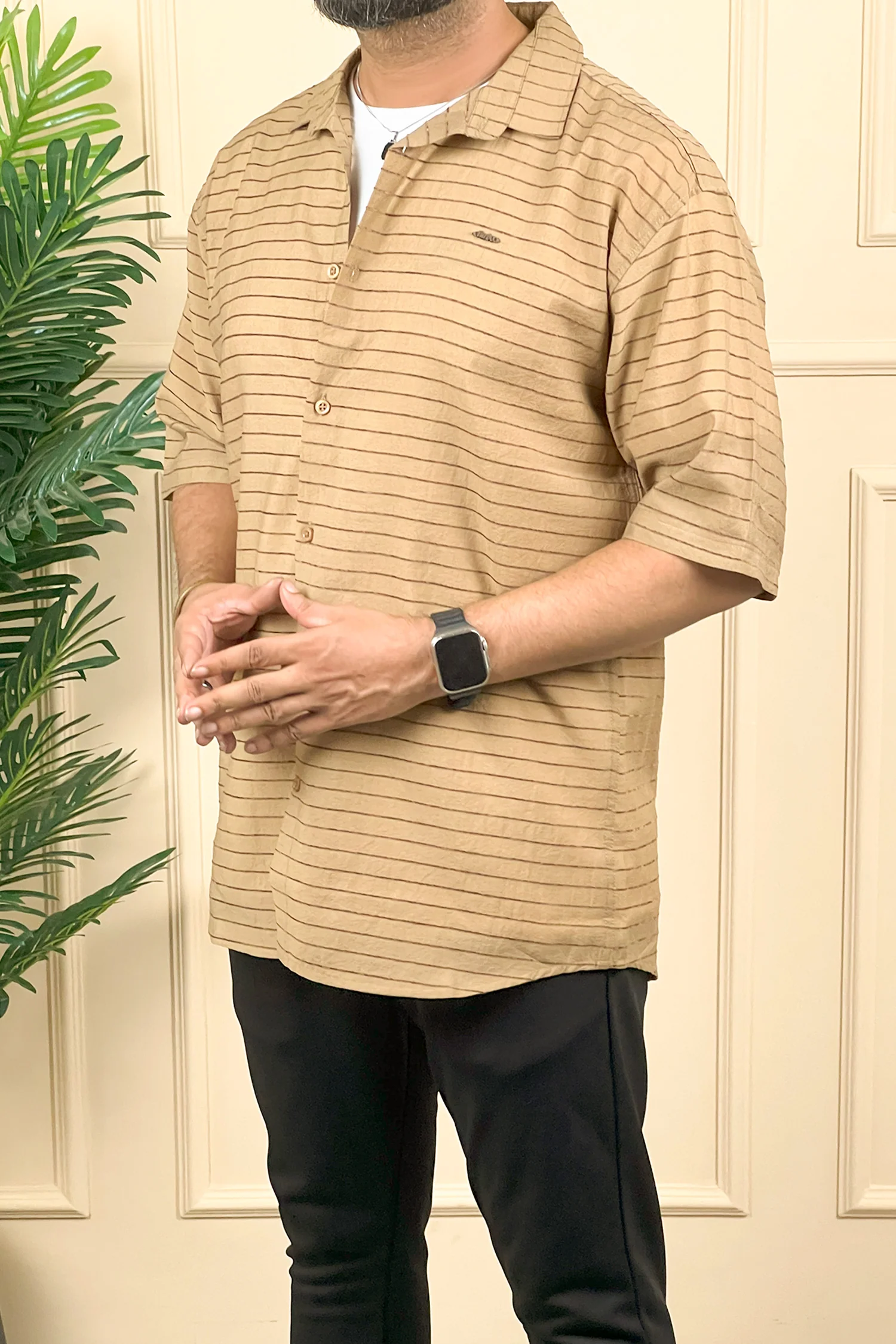 Turbo Snitch Striped Casual Shirt - Image 3