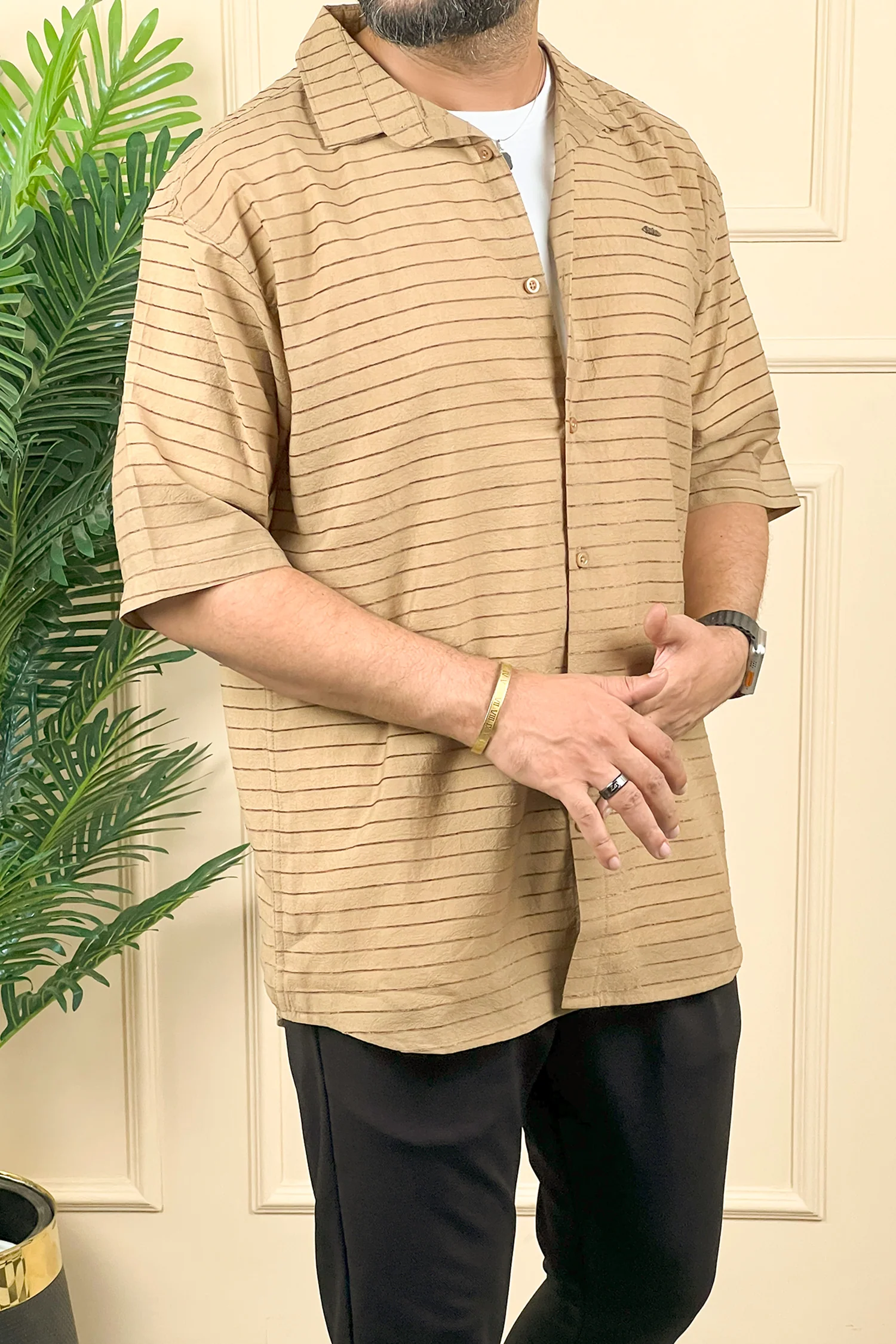 Turbo Snitch Striped Casual Shirt - Image 4