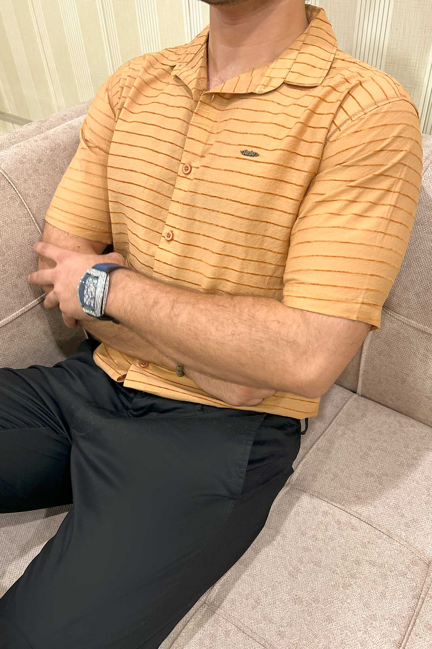 Turbo Snitch Striped Casual Shirt - Image 23