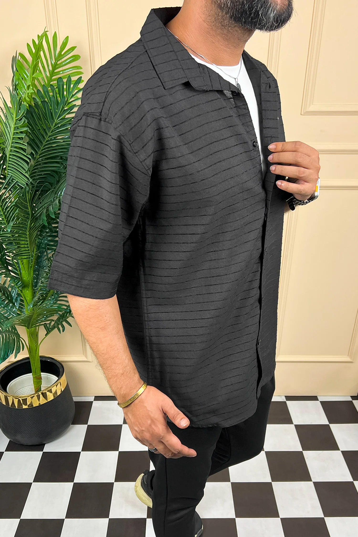 Turbo Snitch Striped Casual Shirt - Image 21