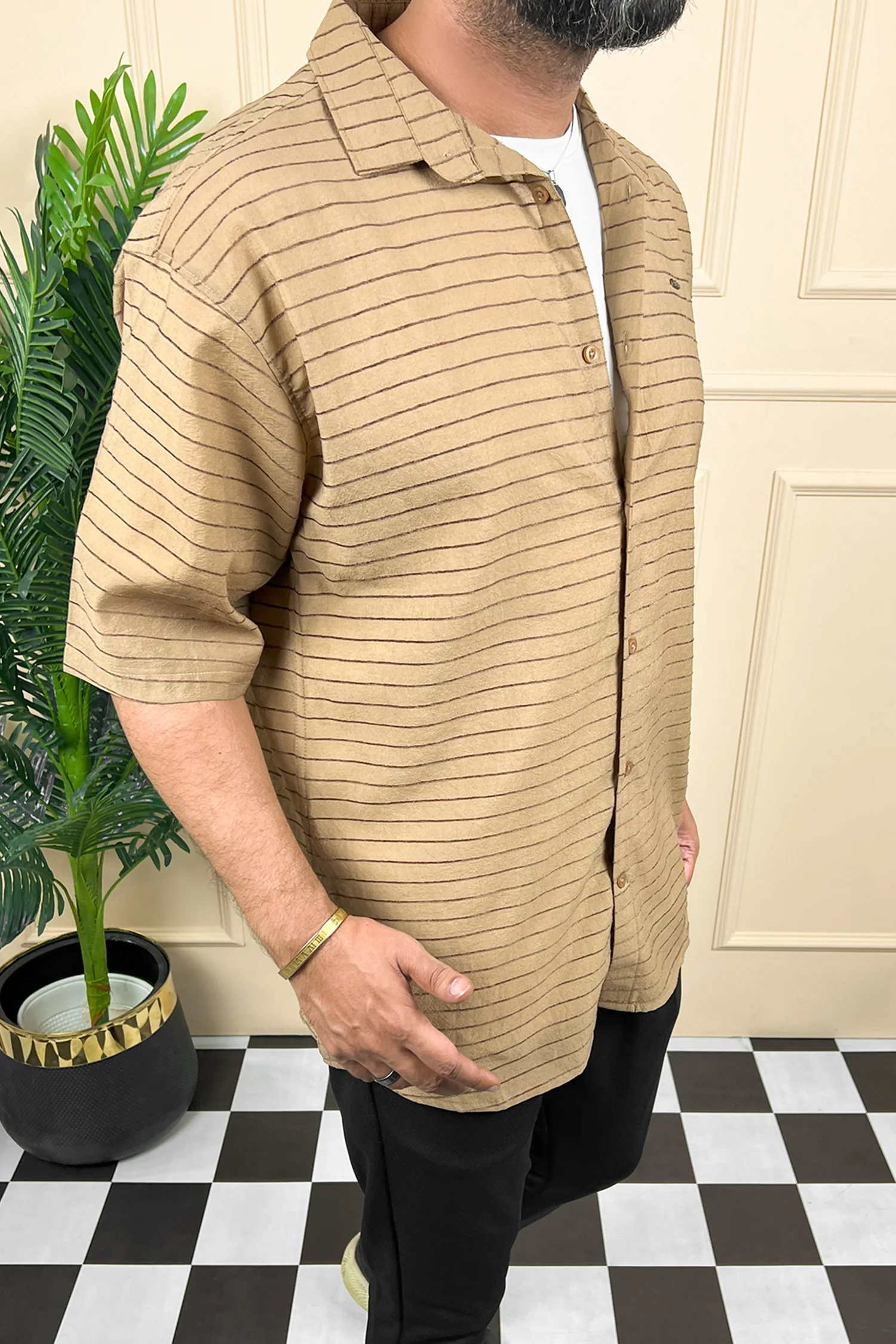 Turbo Snitch Striped Casual Shirt - Image 5