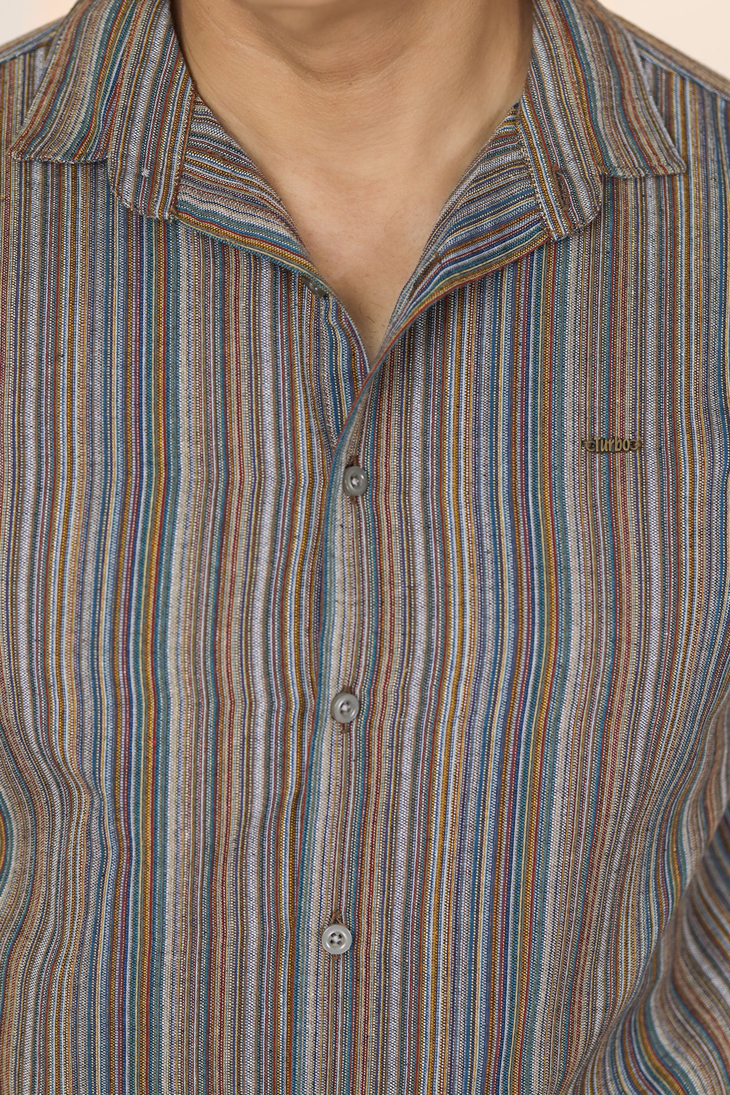 Turbo Spring Edit Textured Casual Shirt - Image 3
