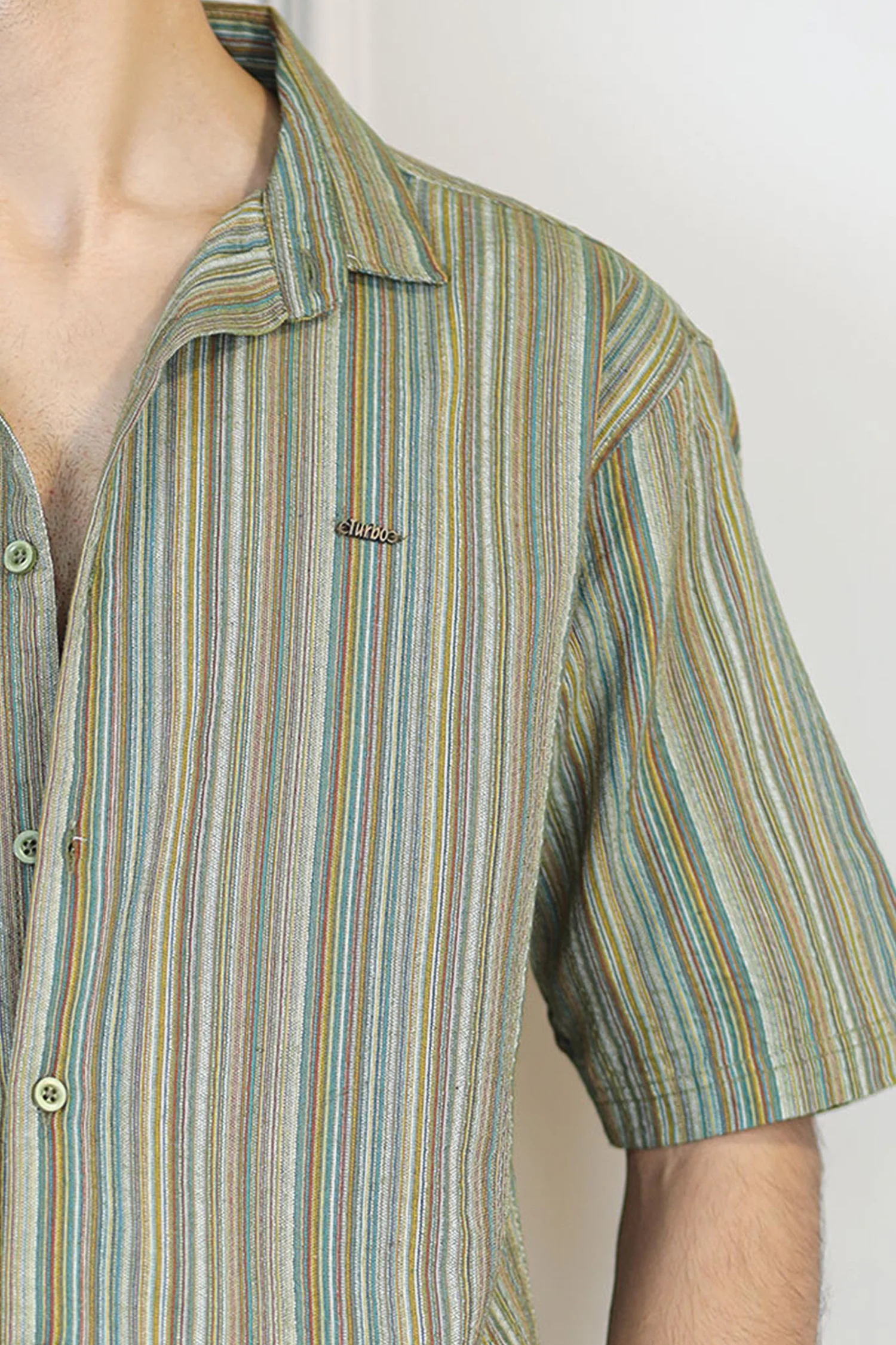 Turbo Spring Edit Textured Casual Shirt - Image 5