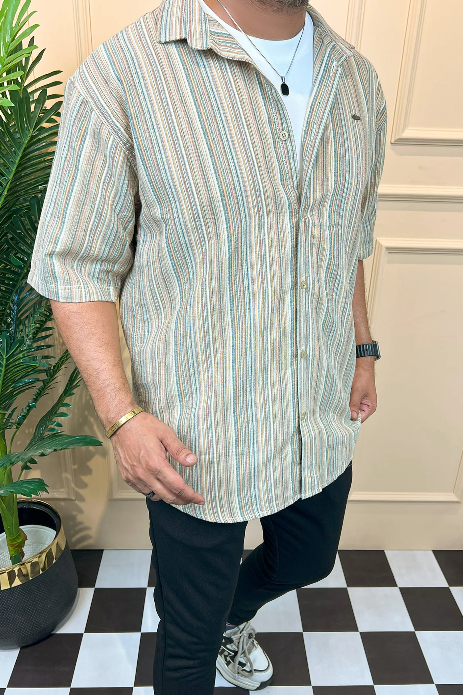 Turbo Spring Edit Textured Casual Shirt - Image 24