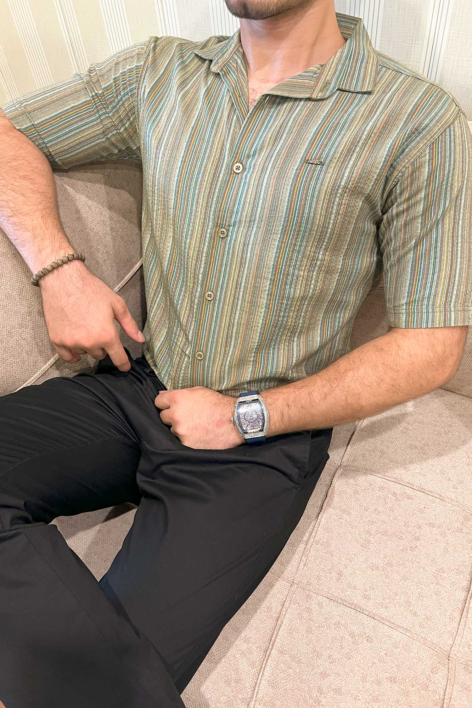 Turbo Spring Edit Textured Casual Shirt - Image 10