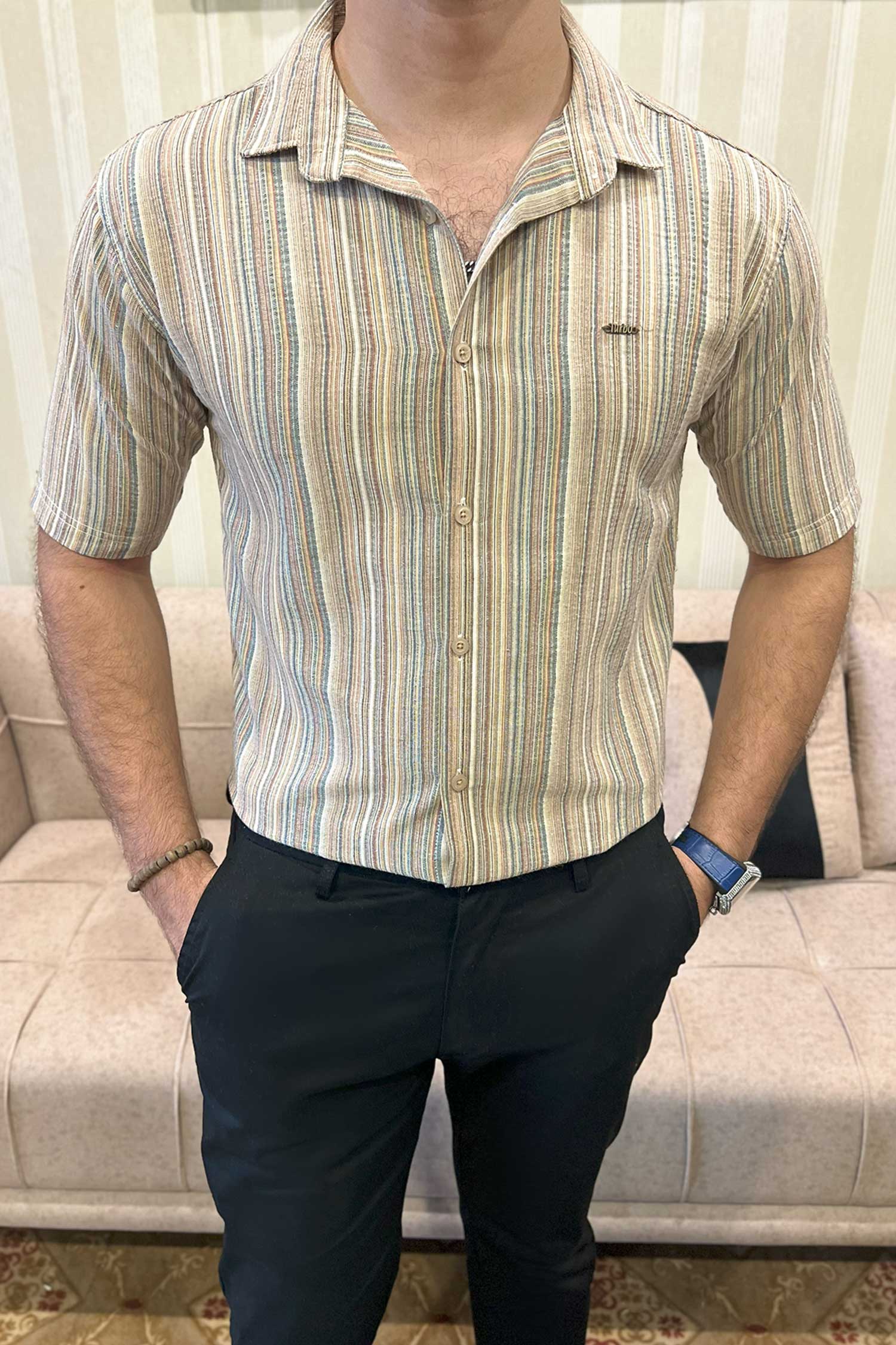 Turbo Spring Edit Textured Casual Shirt - Image 16