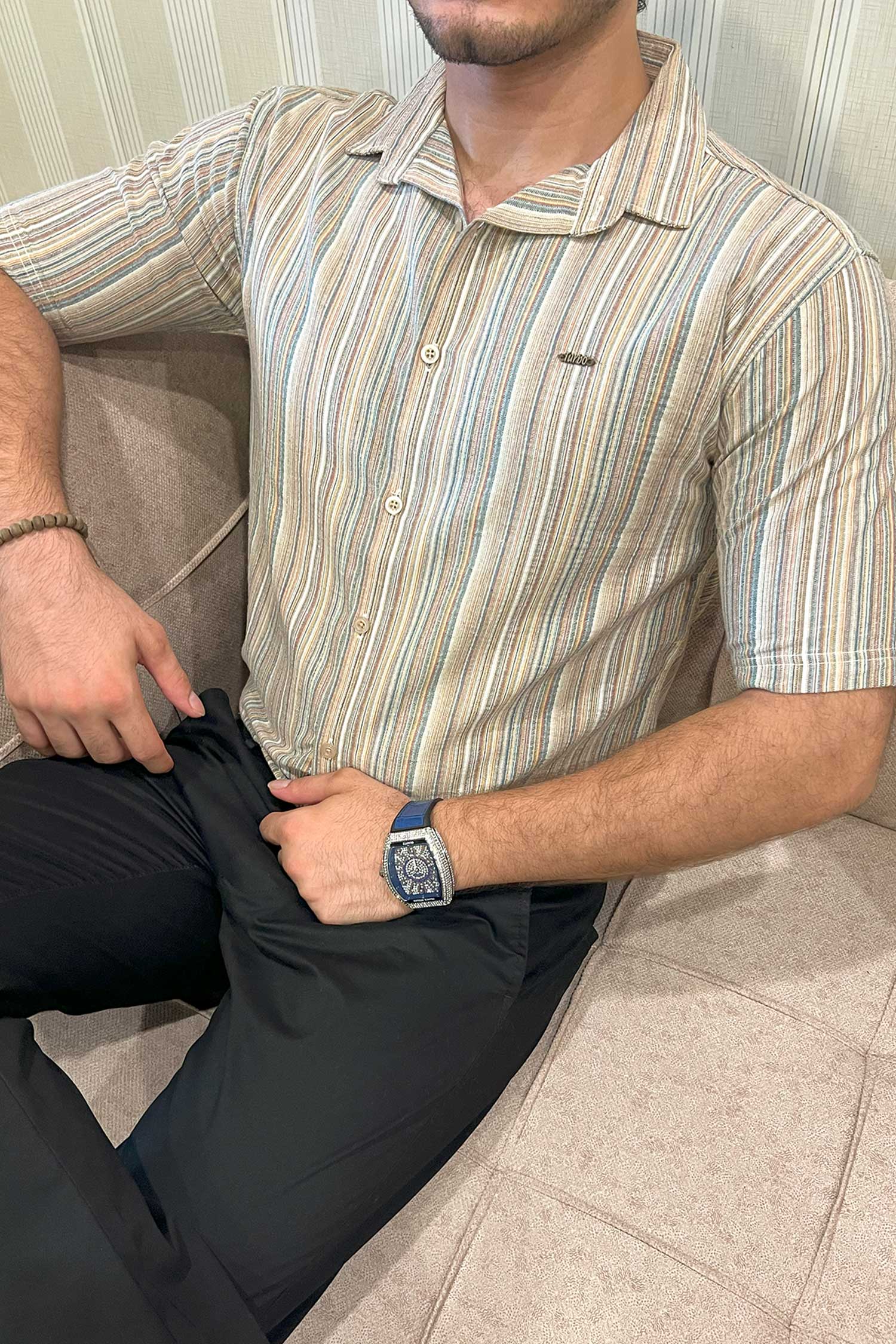 Turbo Spring Edit Textured Casual Shirt - Image 20