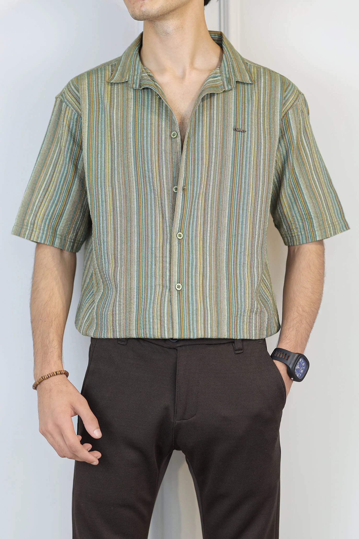 Turbo Spring Edit Textured Casual Shirt - Image 6