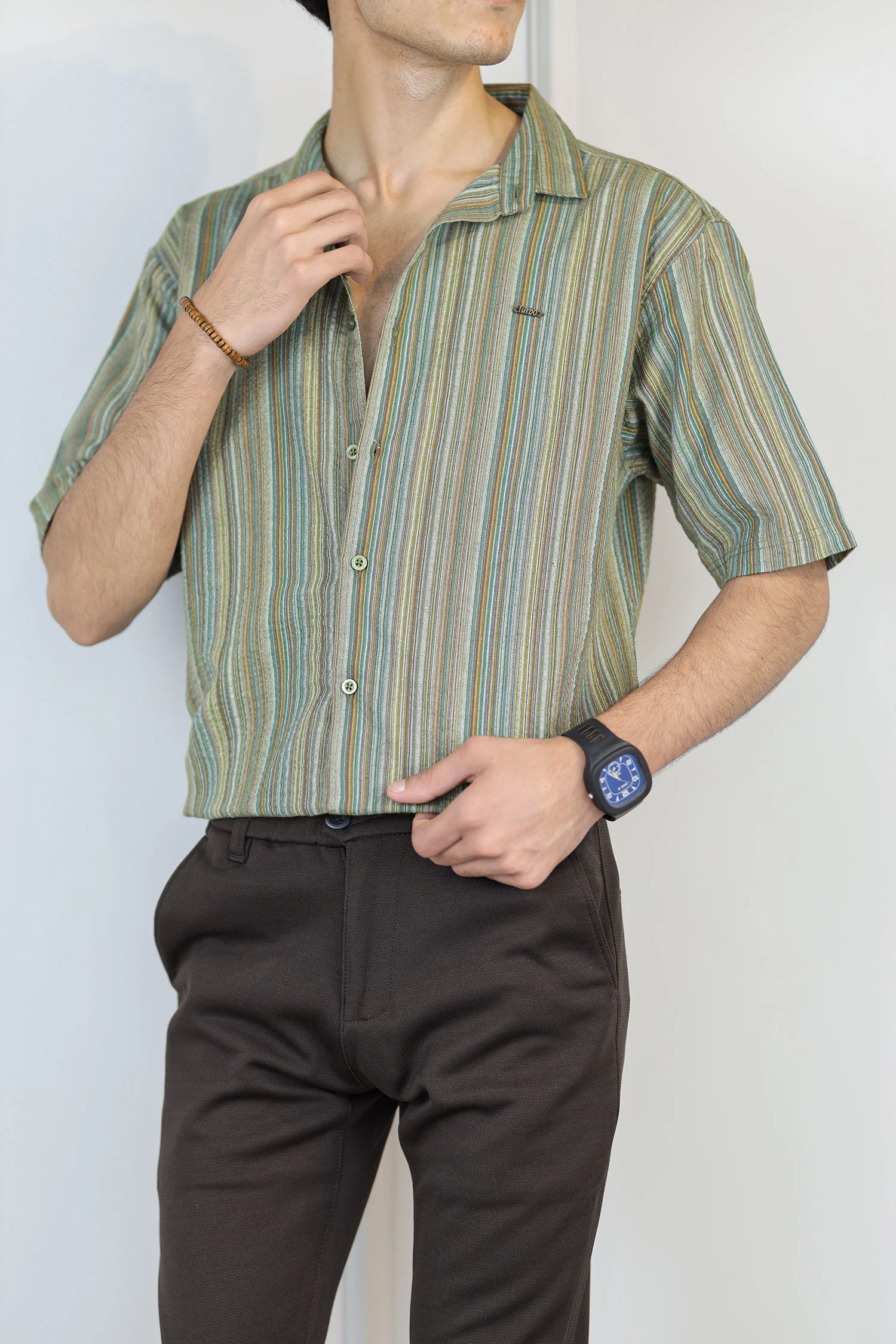 Turbo Spring Edit Textured Casual Shirt - Image 7
