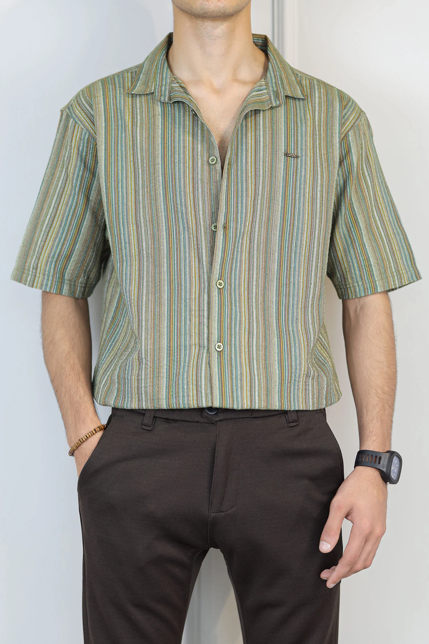 Turbo Spring Edit Textured Casual Shirt - Image 8