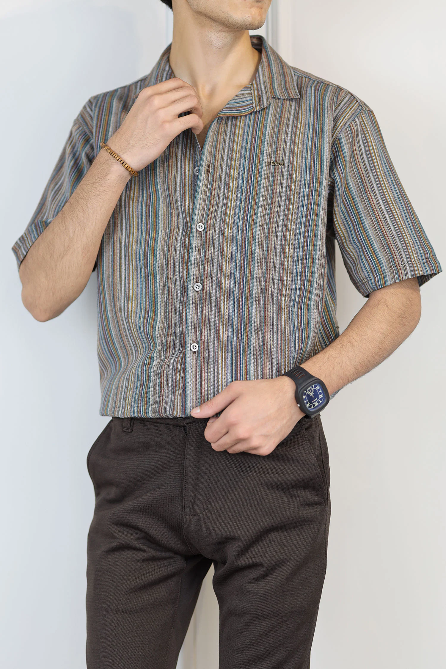 Turbo Spring Edit Textured Casual Shirt - Image 3