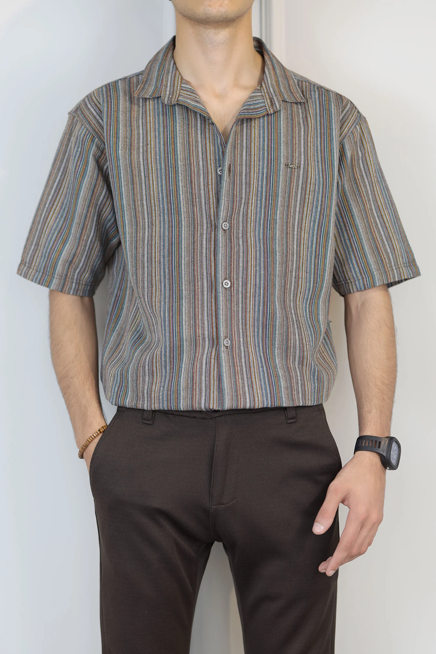Turbo Spring Edit Textured Casual Shirt - Image 4