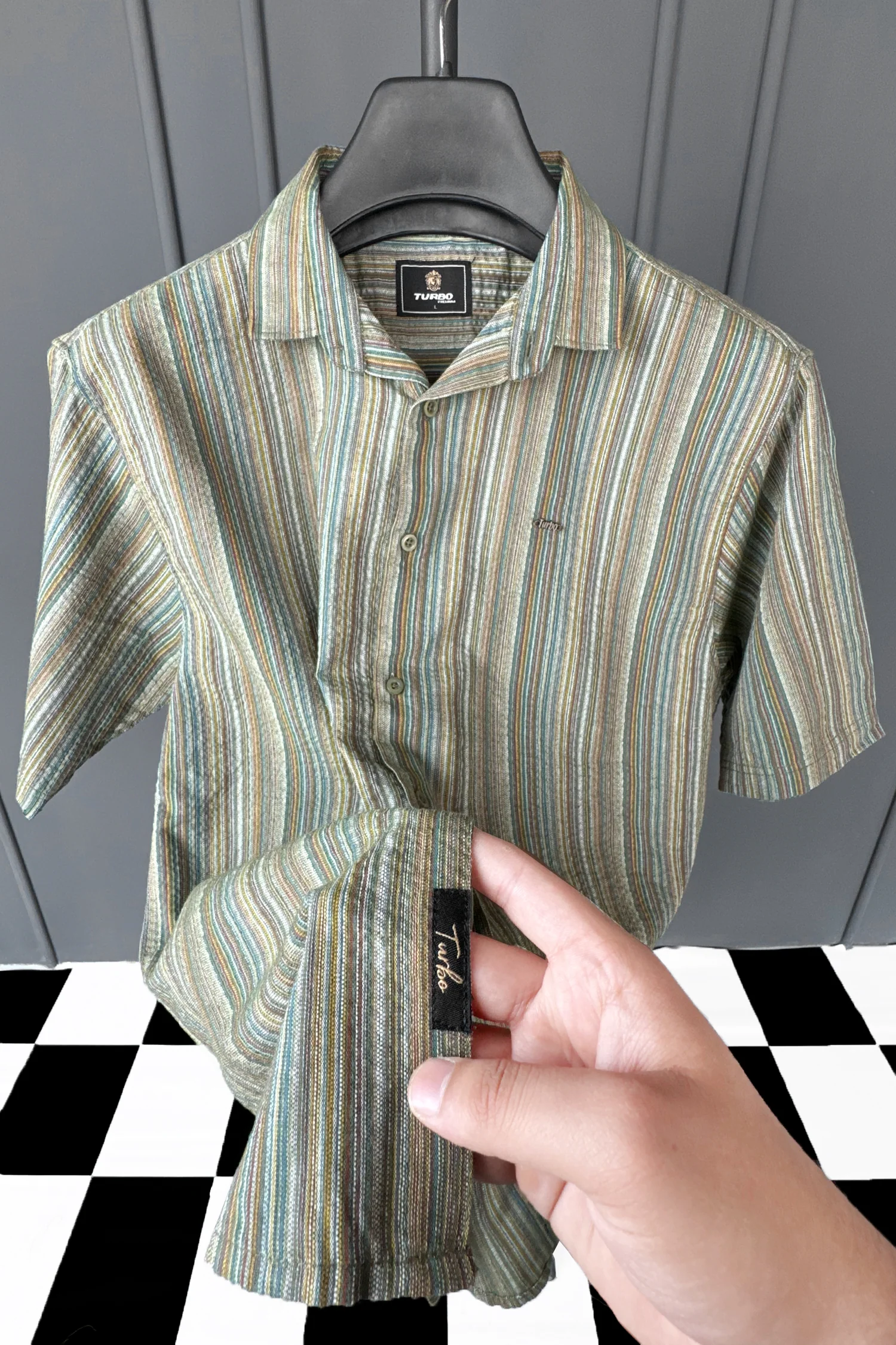 Turbo Spring Edit Textured Casual Shirt - Image 4