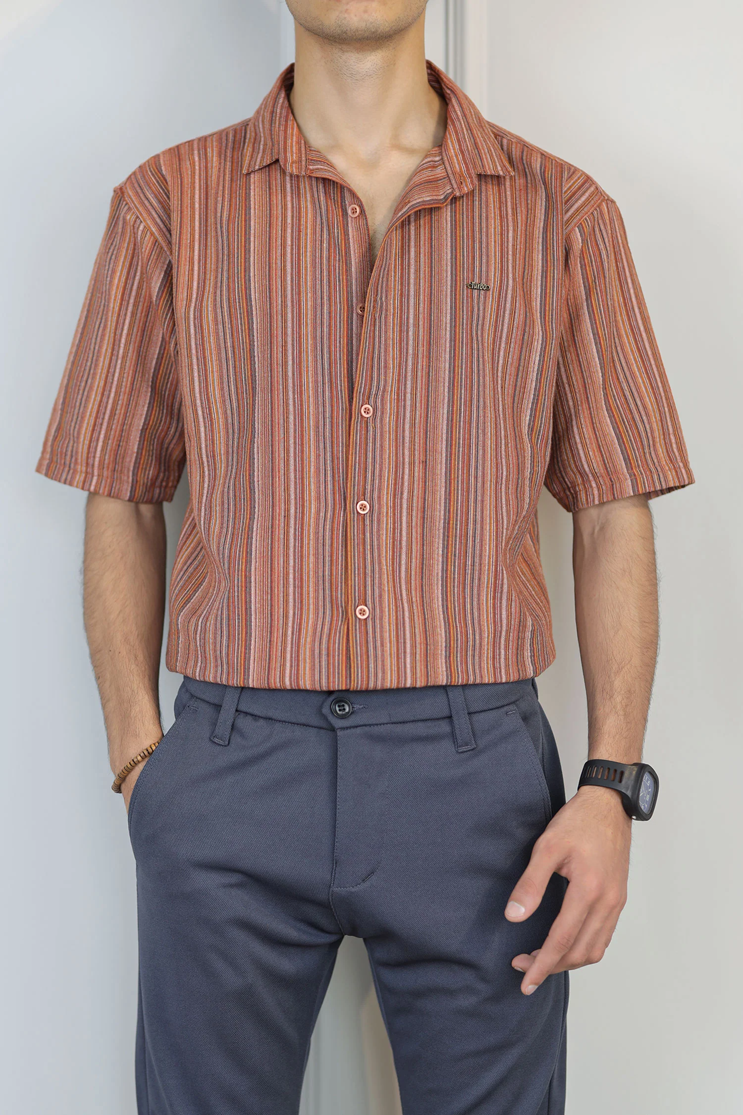 Turbo Spring Edit Textured Casual Shirt - Image 12