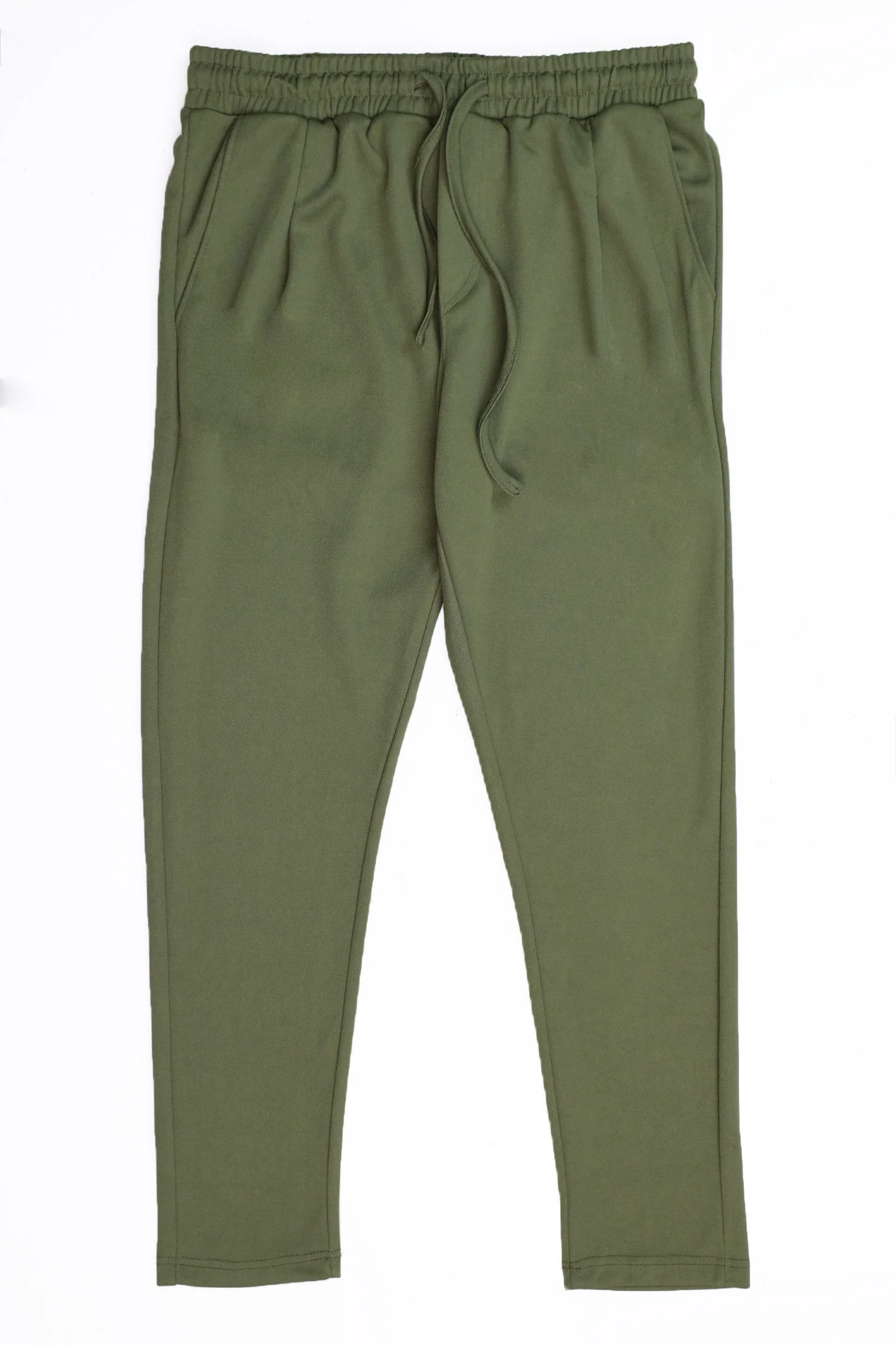 Turbo Straight Leg Lace-Up SlimFit Trouser In Olive - Image 6