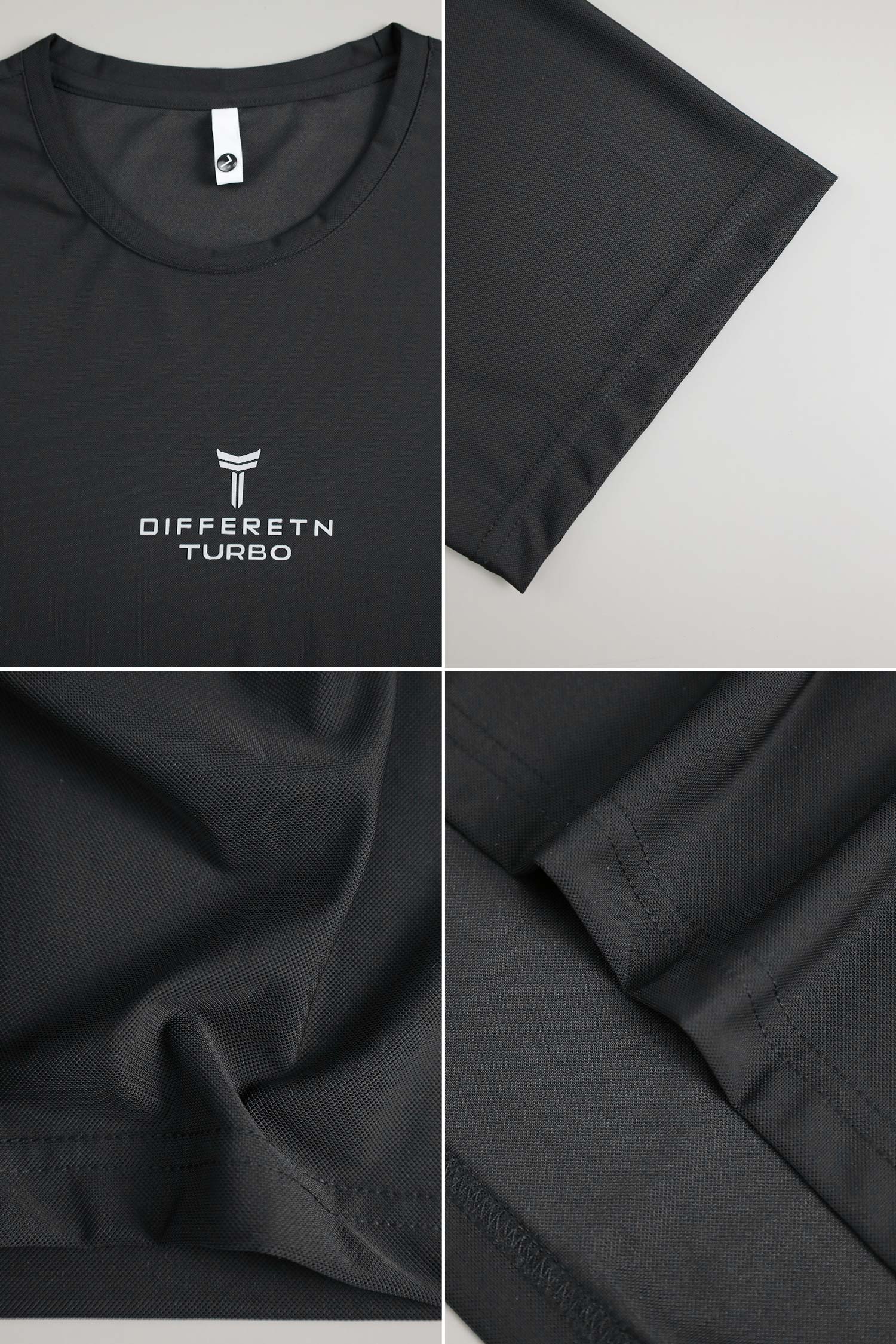 Turbo Street-Style Round Neck Dry-fit Shirt - Image 12