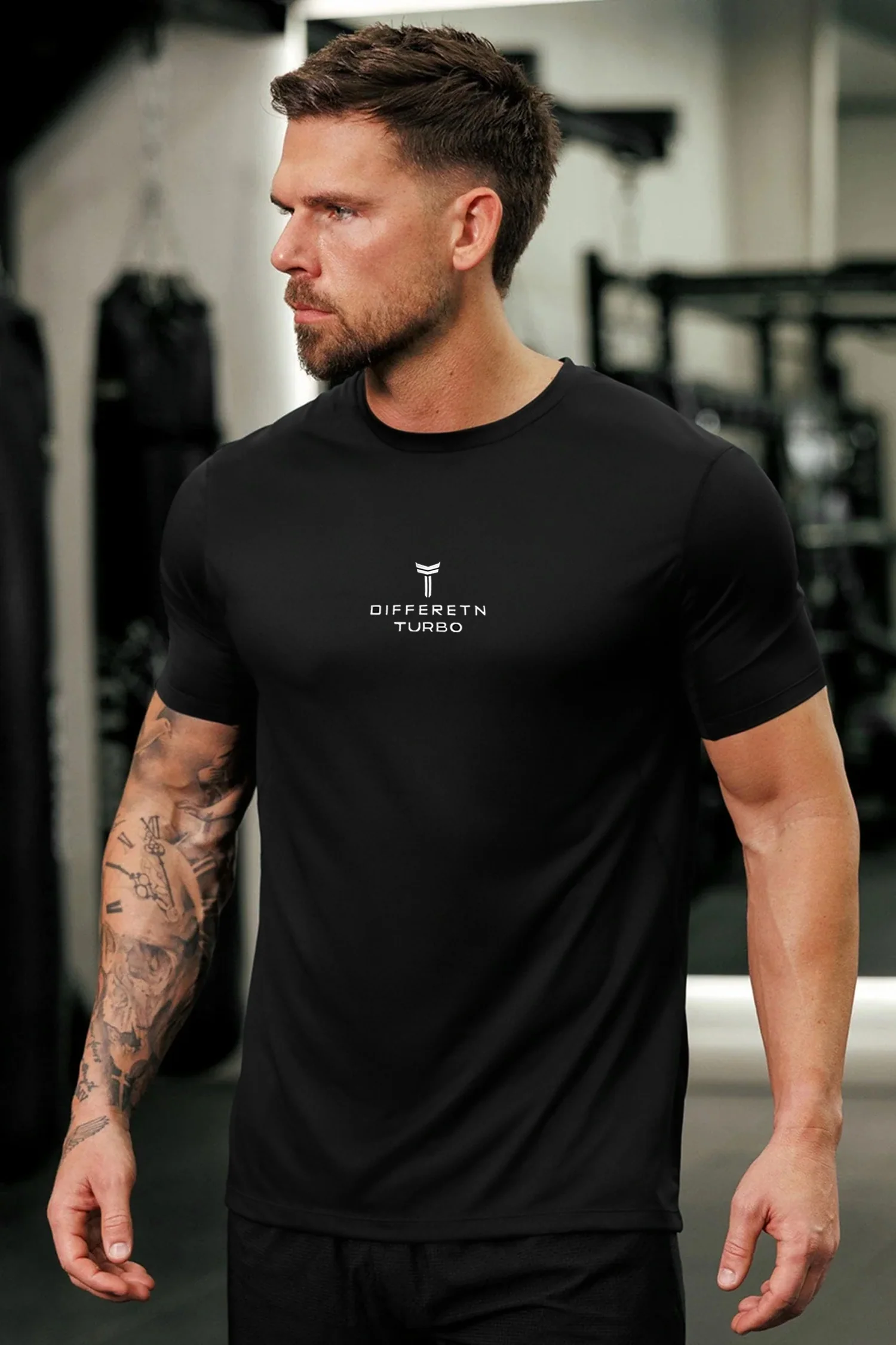 Turbo Street-Style Round Neck Dry-fit Shirt - Image 10
