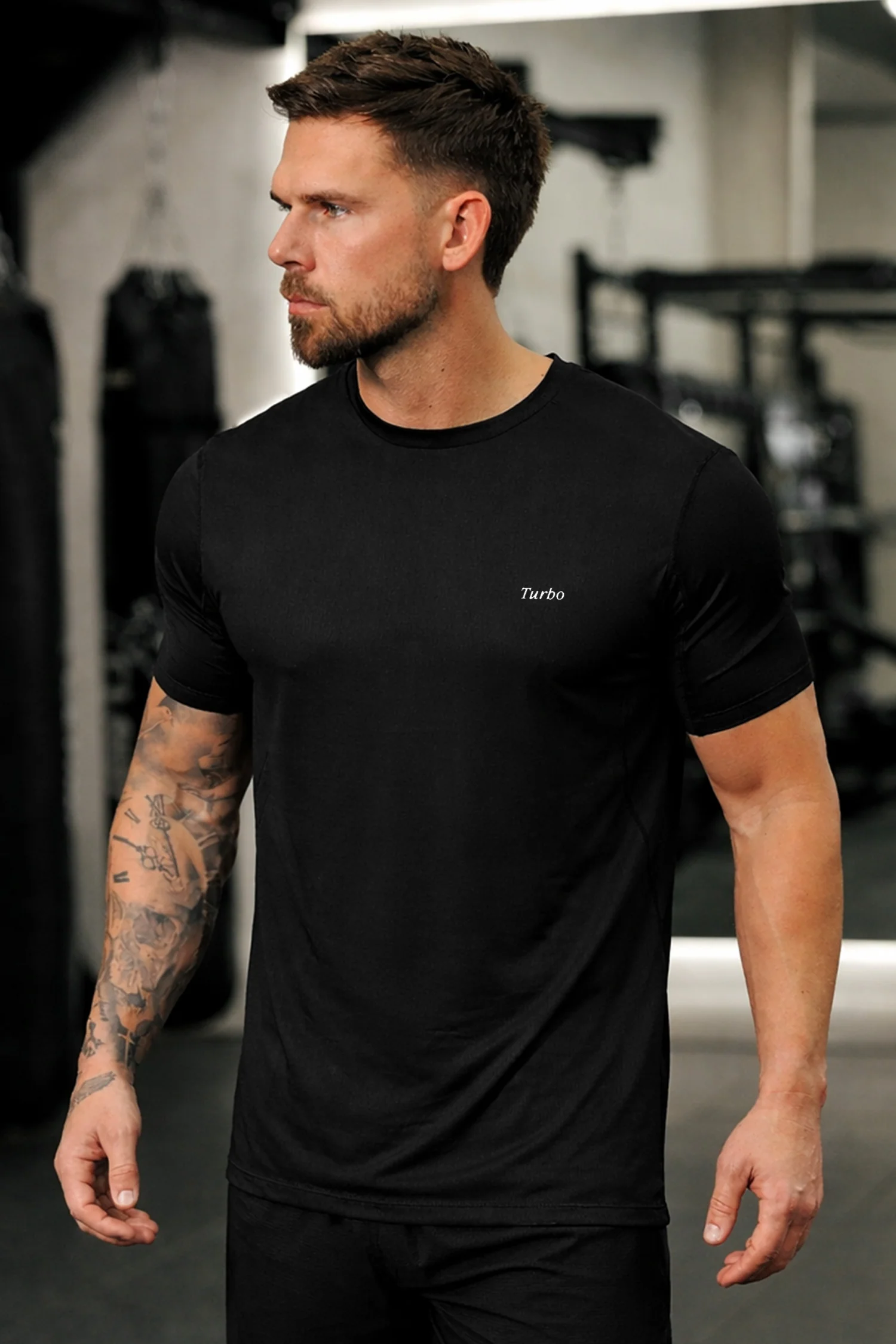 Turbo Stretch-Cotton Round Neck Dry-fit Shirt - Image 10