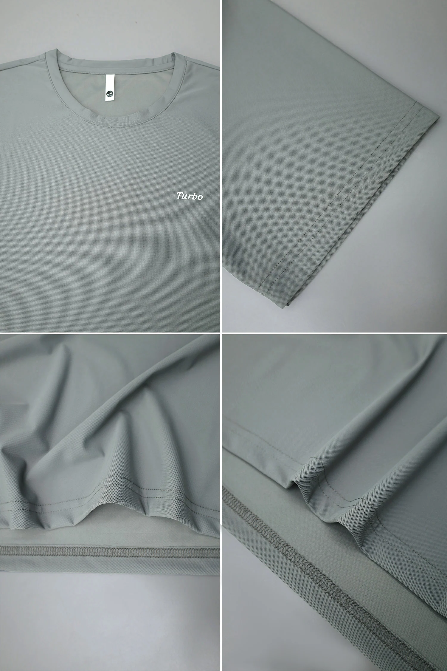Turbo Stretch-Cotton Round Neck Dry-fit Shirt - Image 6