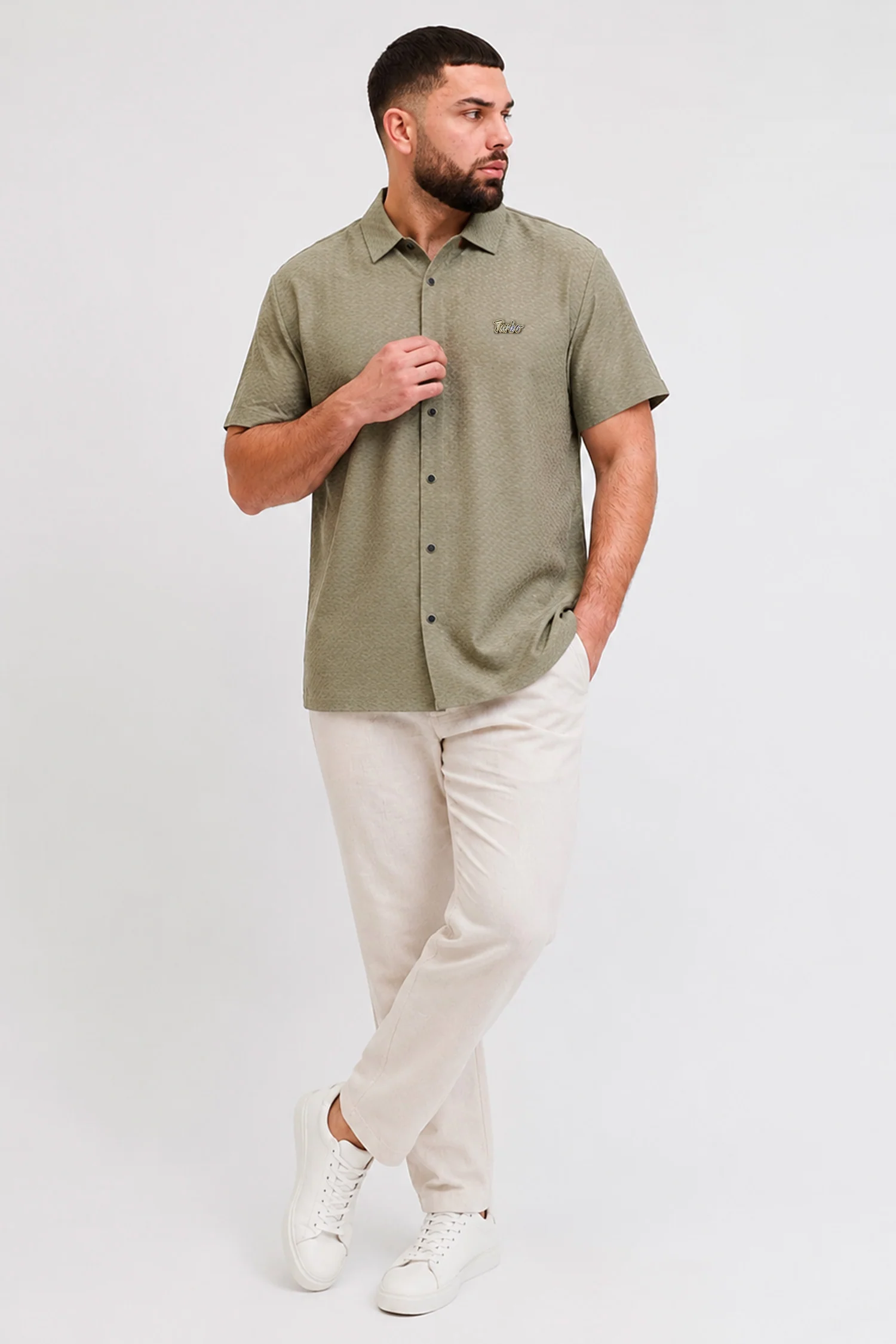Turbo Stripe Edition Big & Tall Comfort Casual Shirt - Image 10