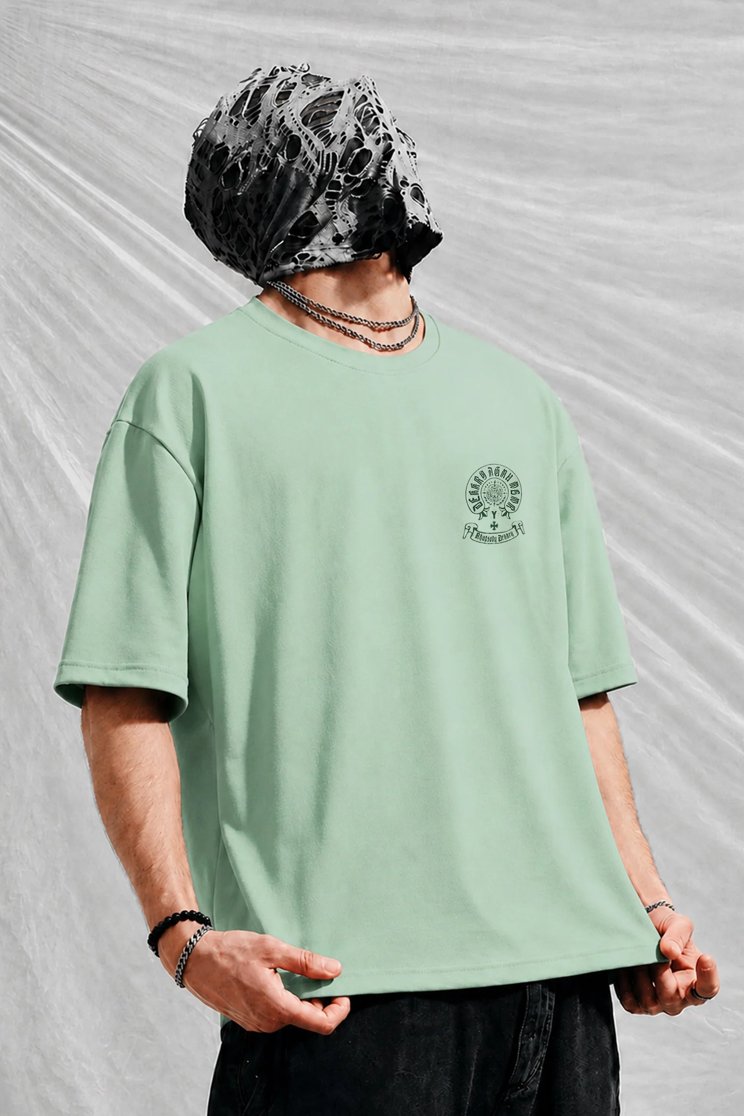 Turbo Sunny Side Up Classic Oversize Men's Tee - Image 3