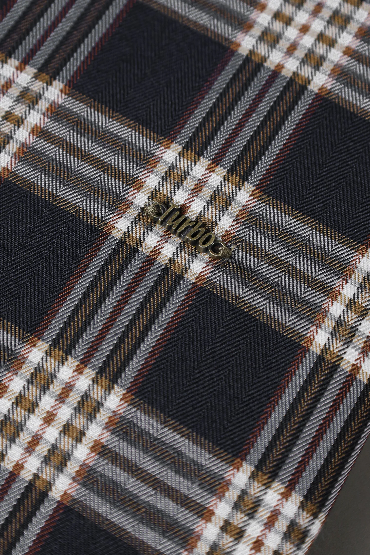 Turbo Tattersall Checkered Long Sleeve Cotton Casual Shirt - Image 12