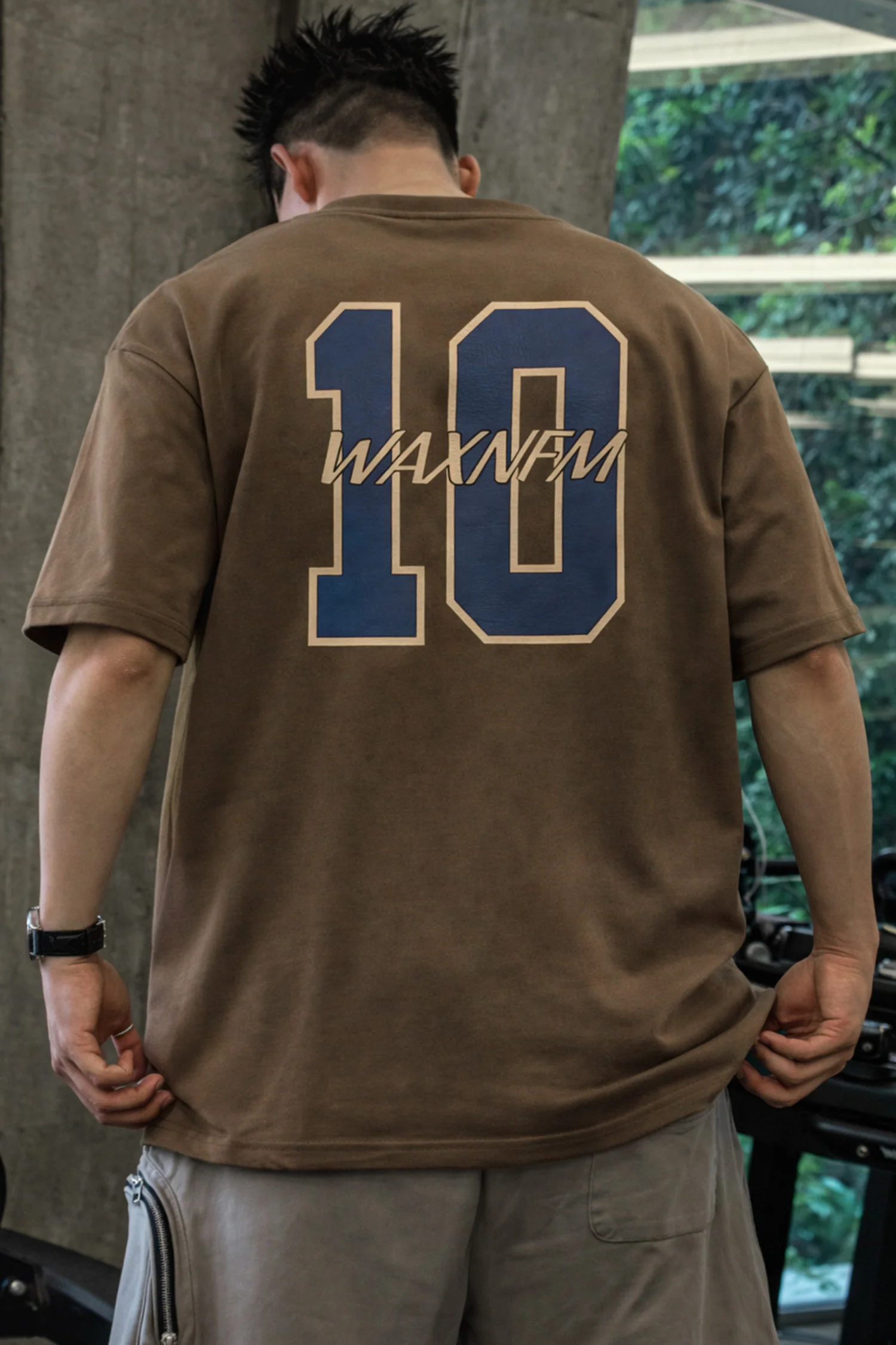Turbo Ten Dynasty Men's Graphic Tee In Coffee