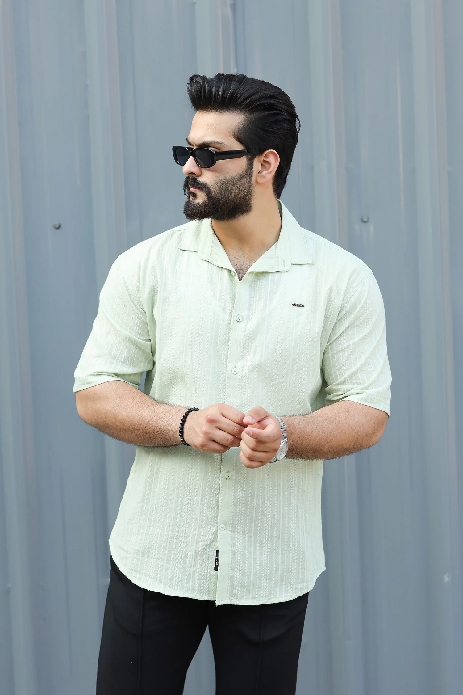 Turbo Textured Champ Casual Shirt - Image 9