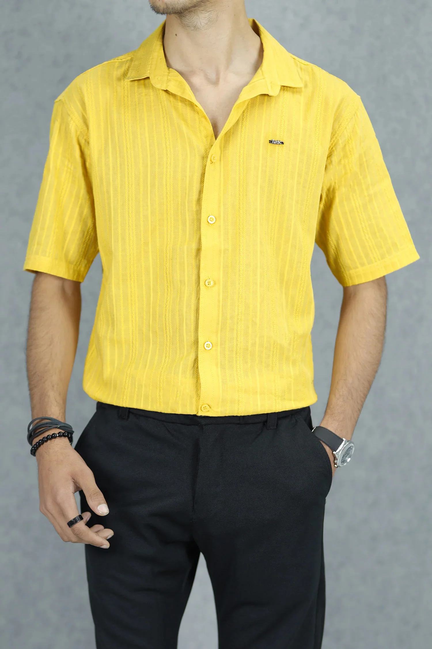 Turbo Textured Champ Casual Shirt - Image 6