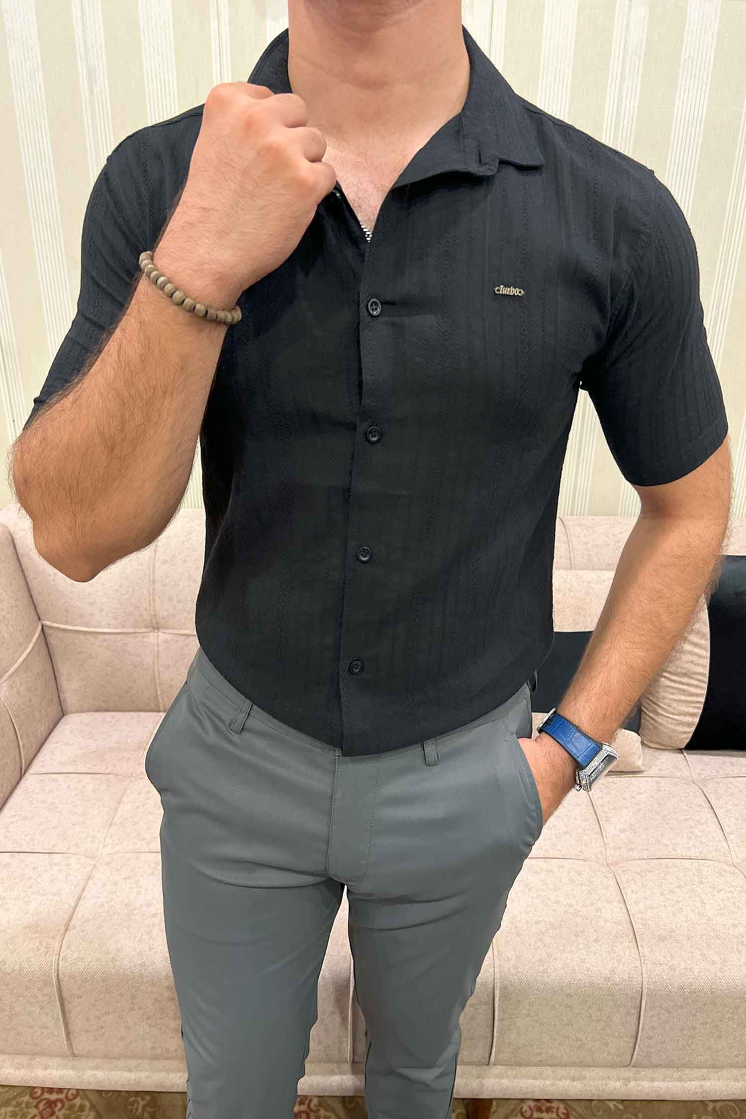 Turbo Textured Champ Casual Shirt - Image 10