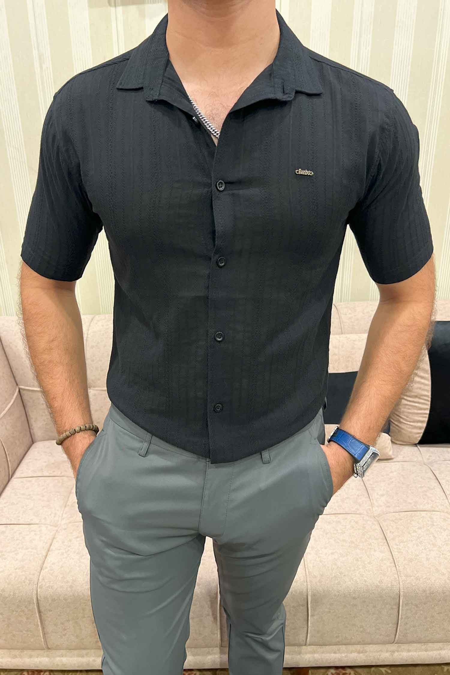 Turbo Textured Champ Casual Shirt - Image 12