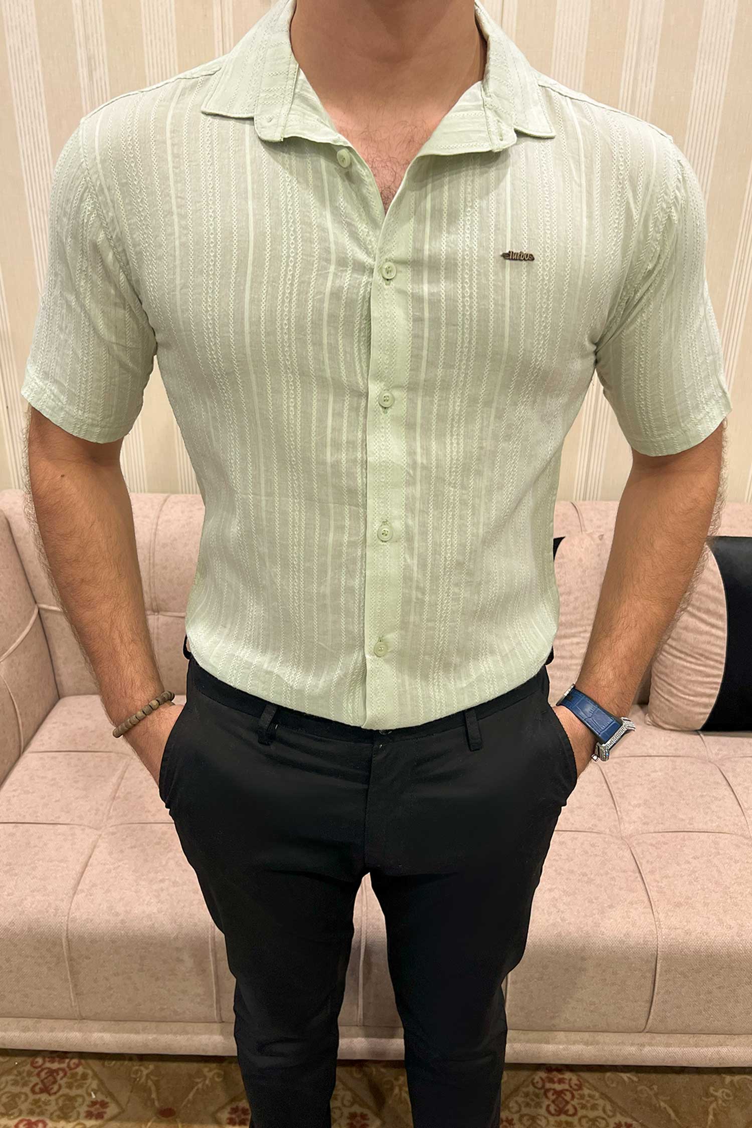 Turbo Textured Champ Casual Shirt - Image 16