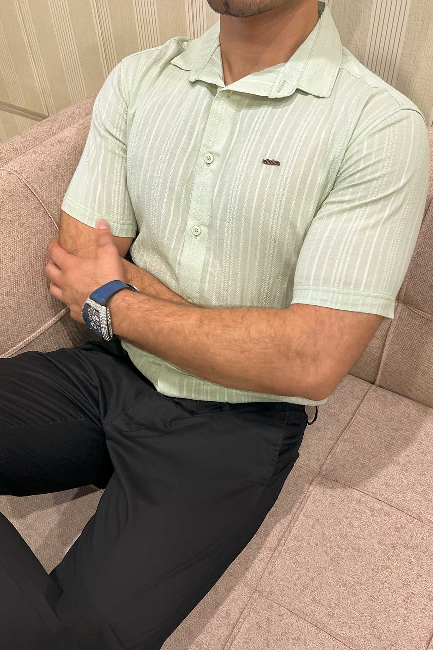 Turbo Textured Champ Casual Shirt - Image 17