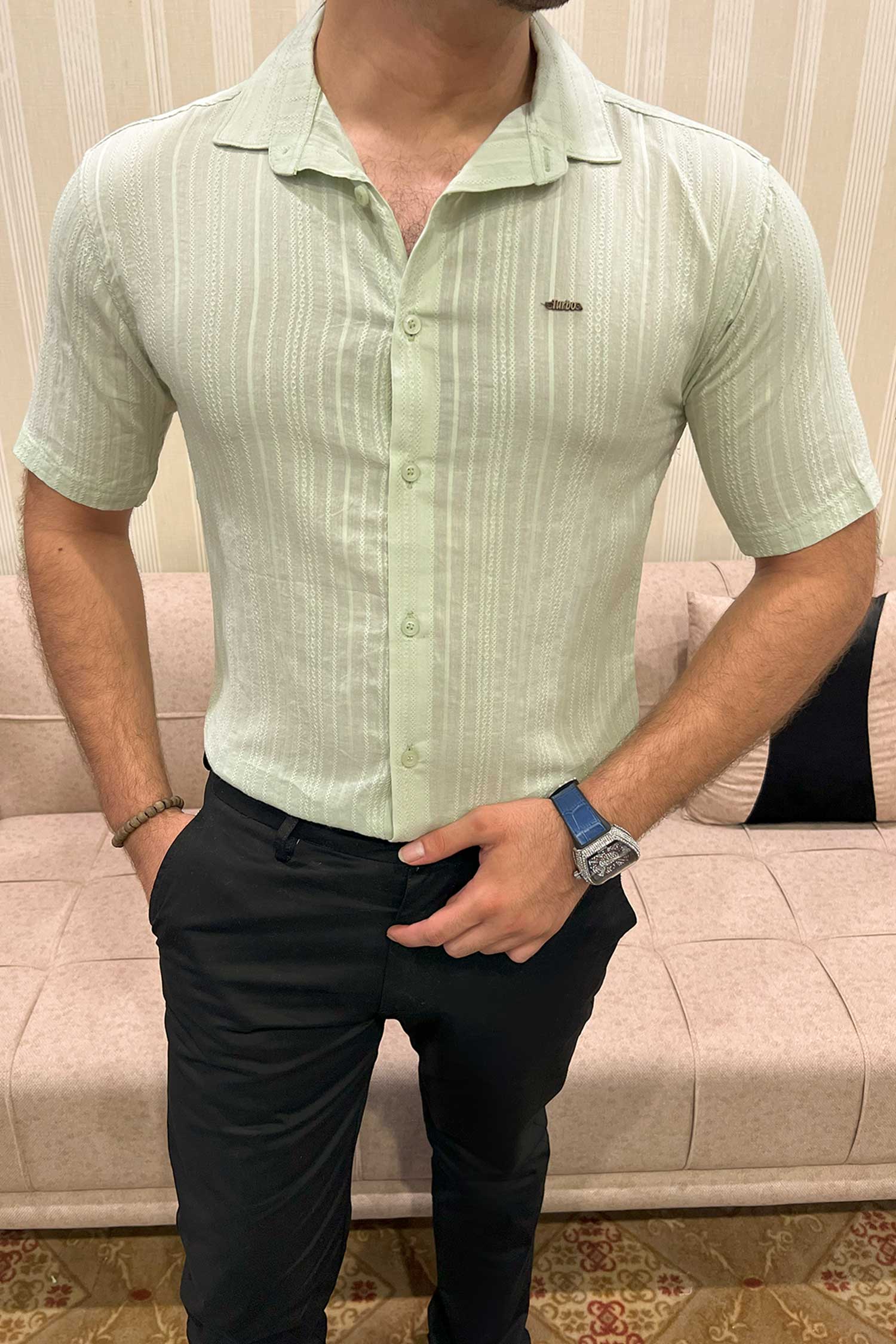 Turbo Textured Champ Casual Shirt - Image 18
